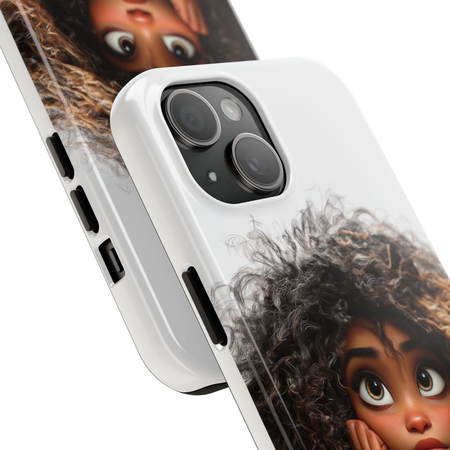 Whimsical Tough Phone Case – Playful Character Design for Teens & Creatives