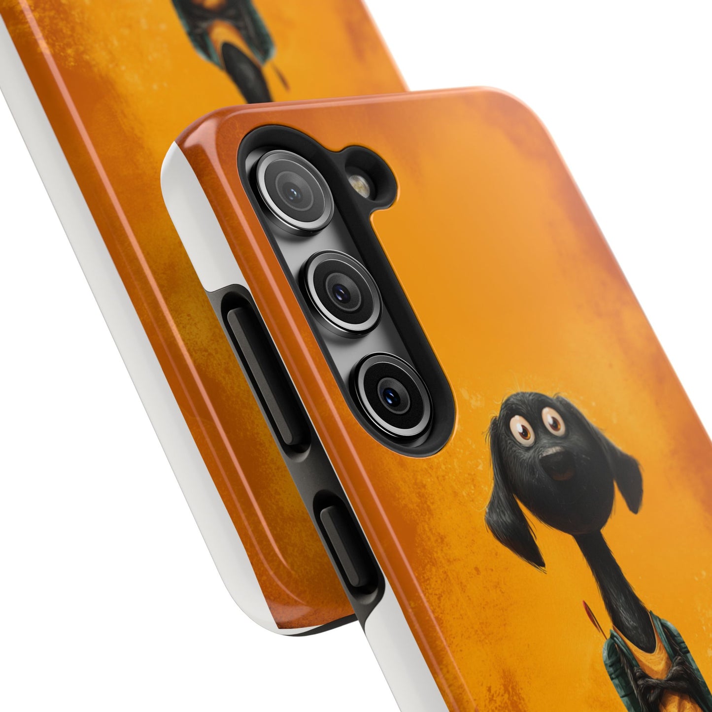 Cute Dog Art Tough Phone Case for Animal Lovers