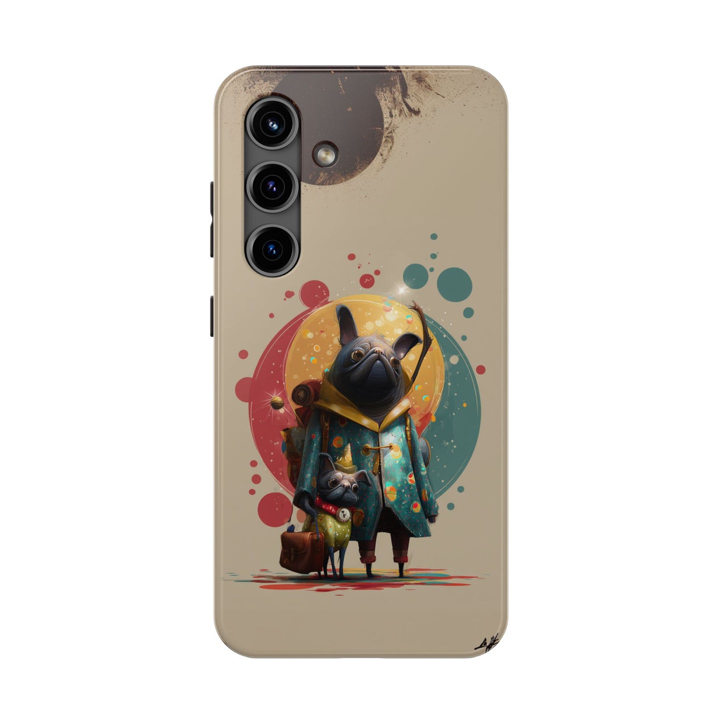 Whimsical Pet-Inspired Tough Phone Case - Perfect for Animal Lovers