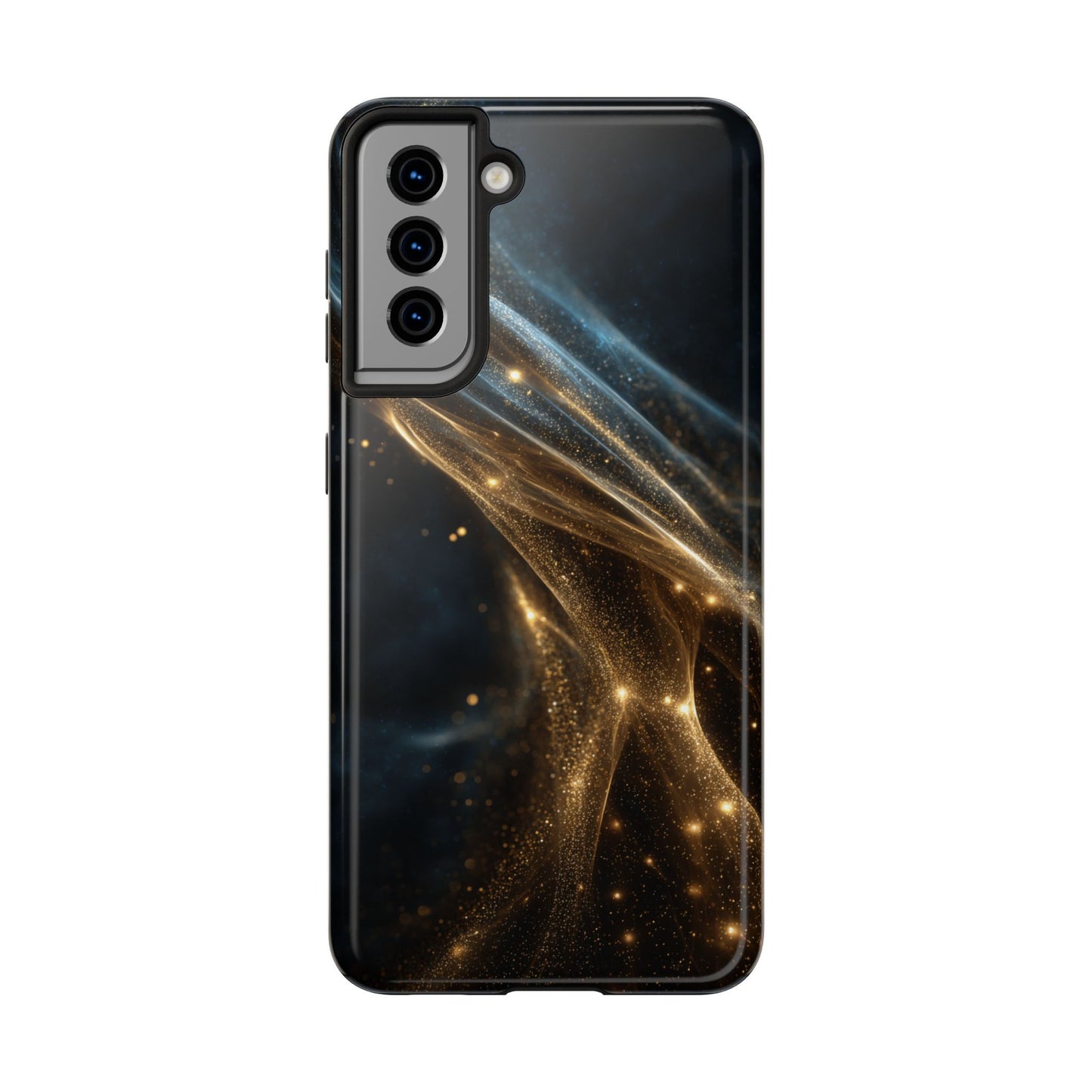 Stunning Gold Swirl Tough Phone Case - Stylish Protection with Elegance