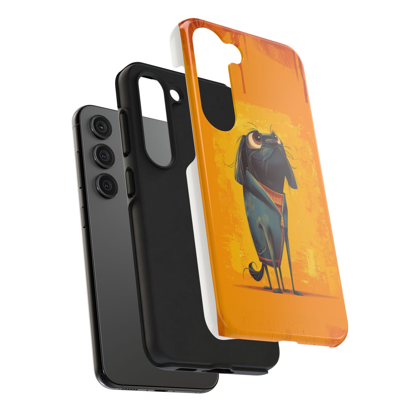 Fun Dog Art Tough Phone Case - Durable Pet Lover Gift