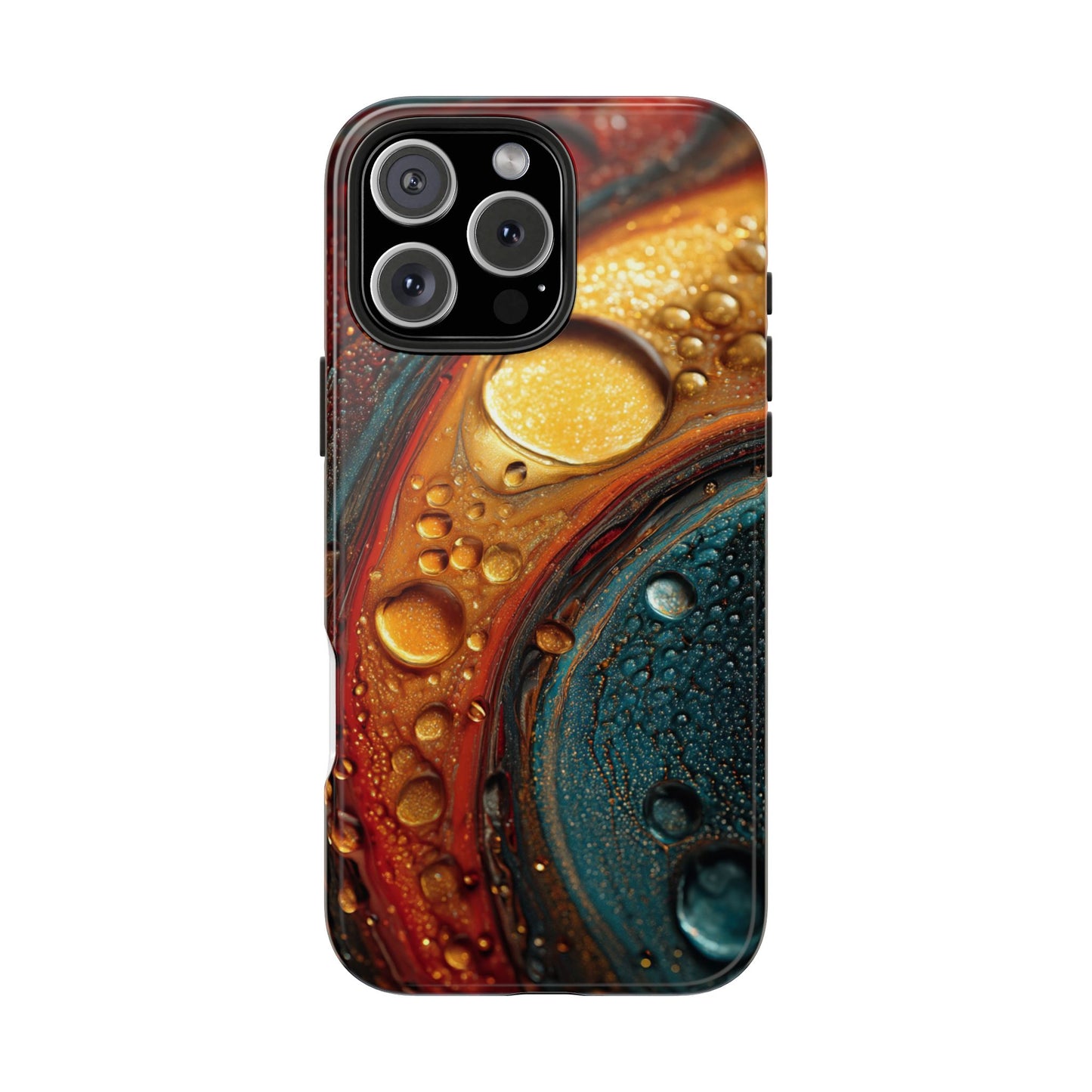 Vibrant Watercolor Tough Phone Case - Colorful Abstract Design