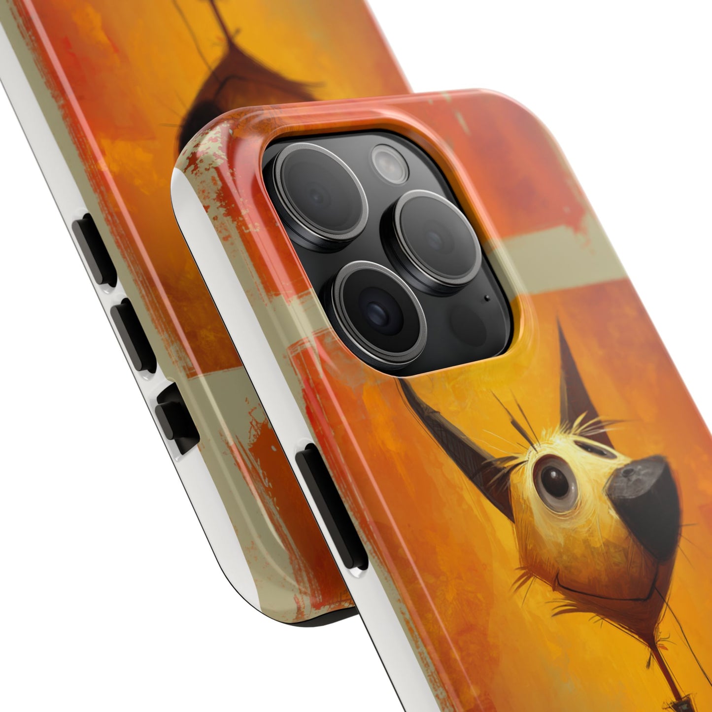 Whimsical Dog Art Tough Phone Case - Fun & Stylish Pet Lover Gift