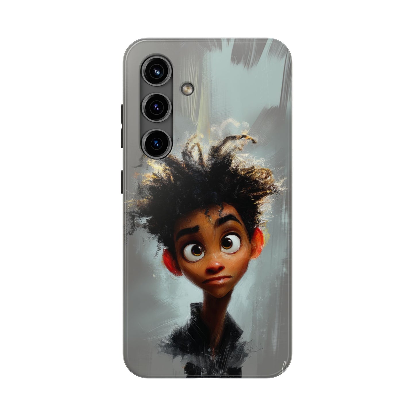 Artistic Tough Phone Case - Unique Design with Character - Great Gift Idea