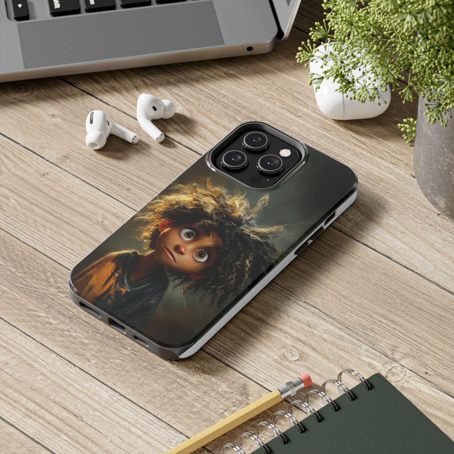 Whimsical Character Tough Phone Case for Kids
