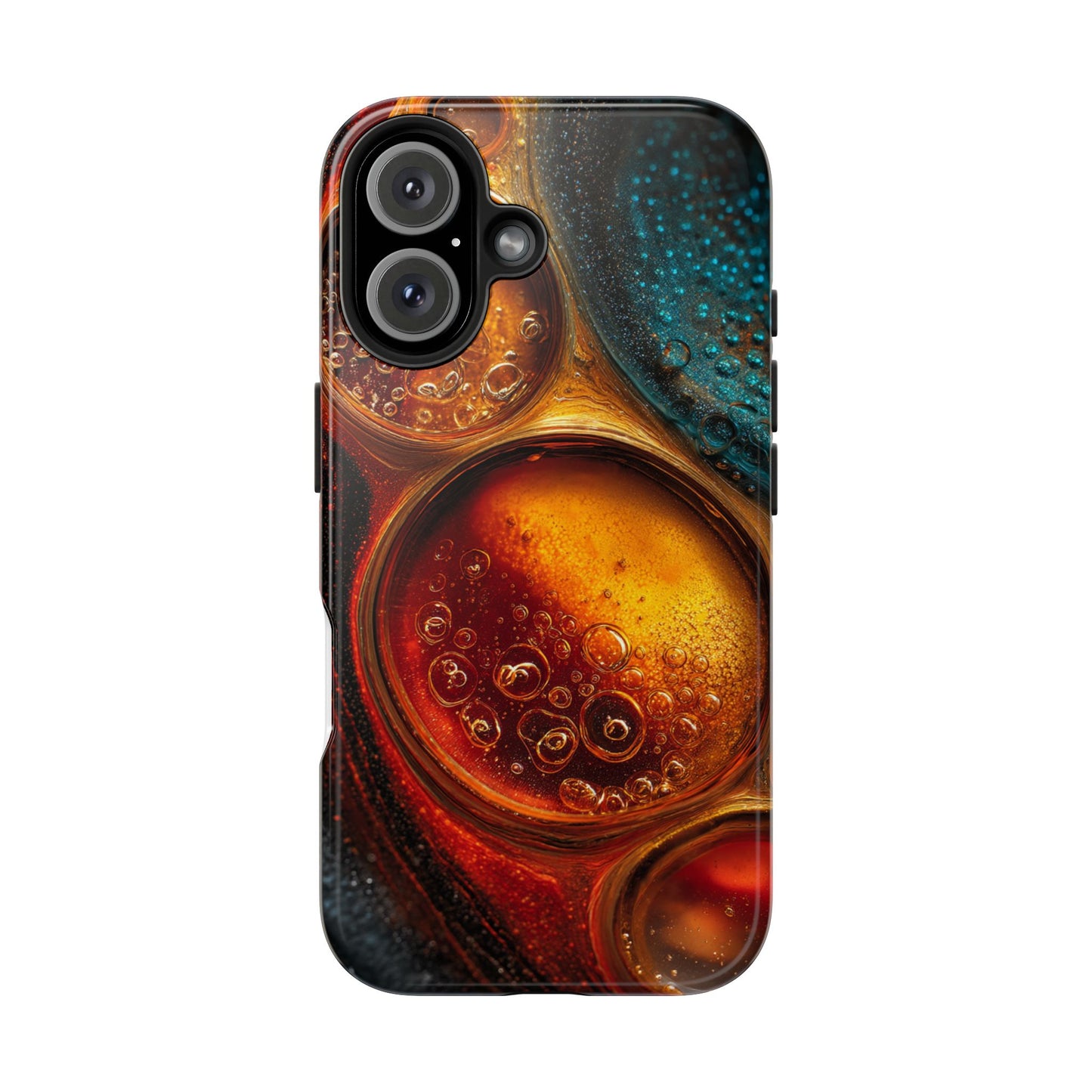 Vibrant Abstract Tough Phone Case – Bubble Design for Ultimate Protection