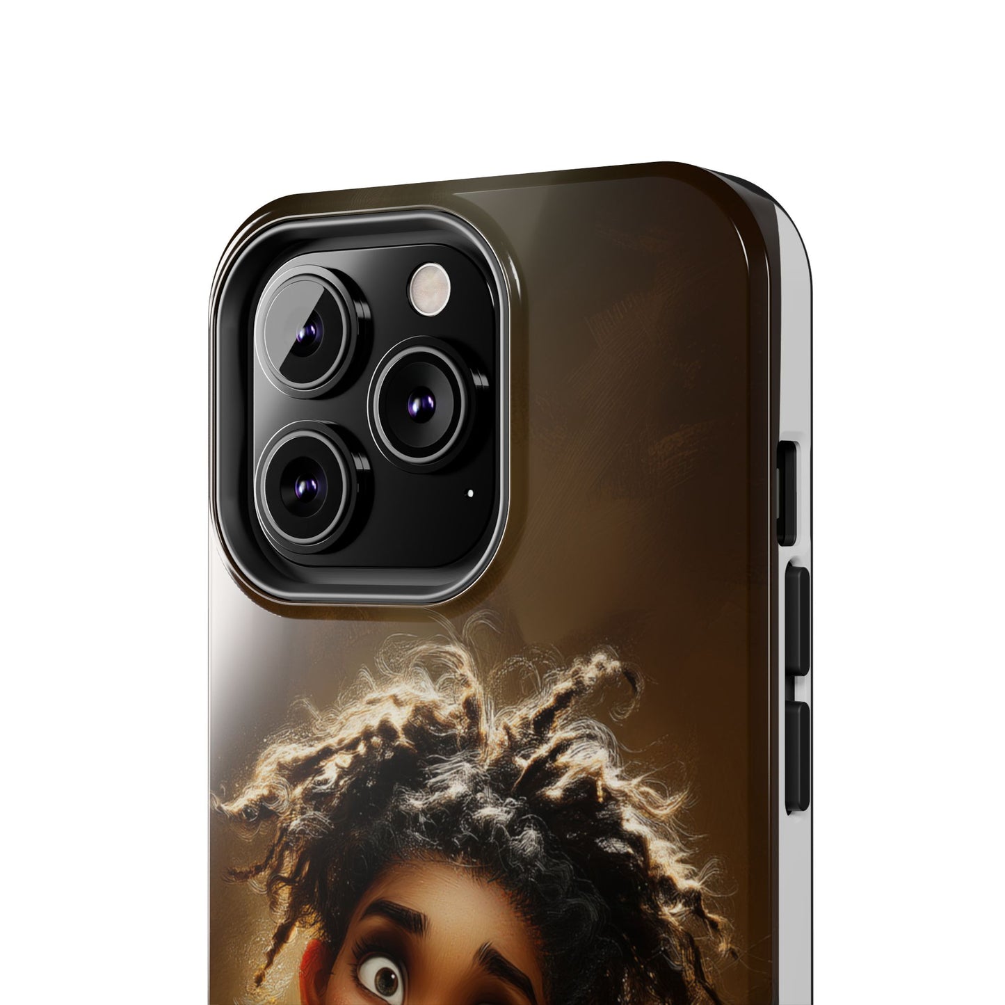 Whimsical Tough Phone Case with Playful Character Design