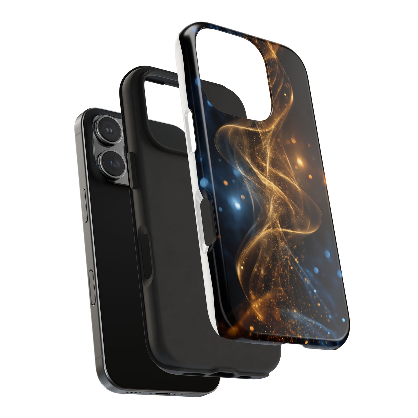 Stylish Tough Phone Cases with Sparkling Swirls Design