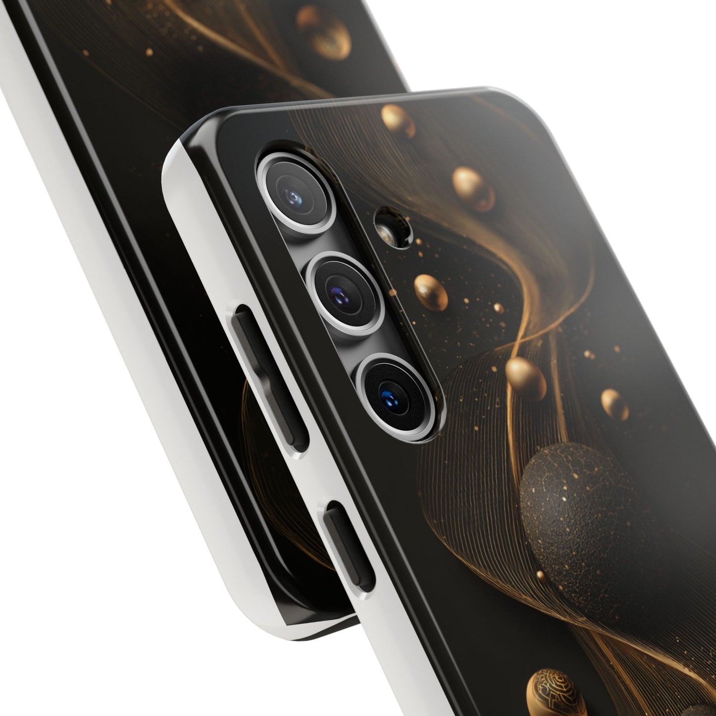 Elegant Abstract Galaxy Tough Phone Case - Perfect for Cosmic Art Lovers