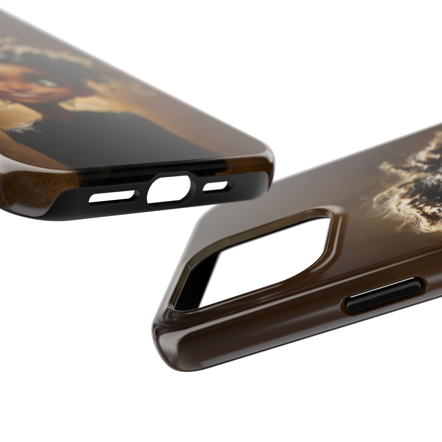 Whimsical Tough Phone Case with Playful Character Design