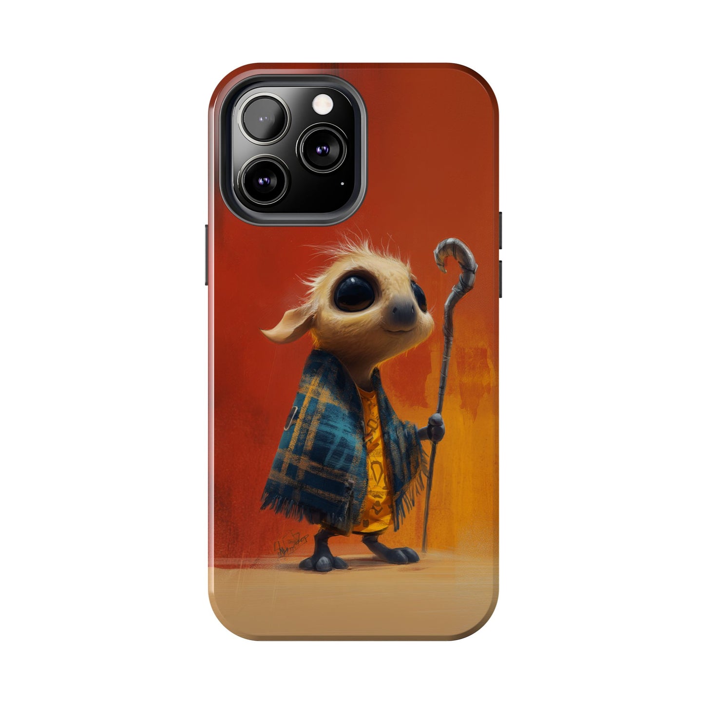 Whimsical Tough Phone Case - Cute Character Design for Kids & Adults