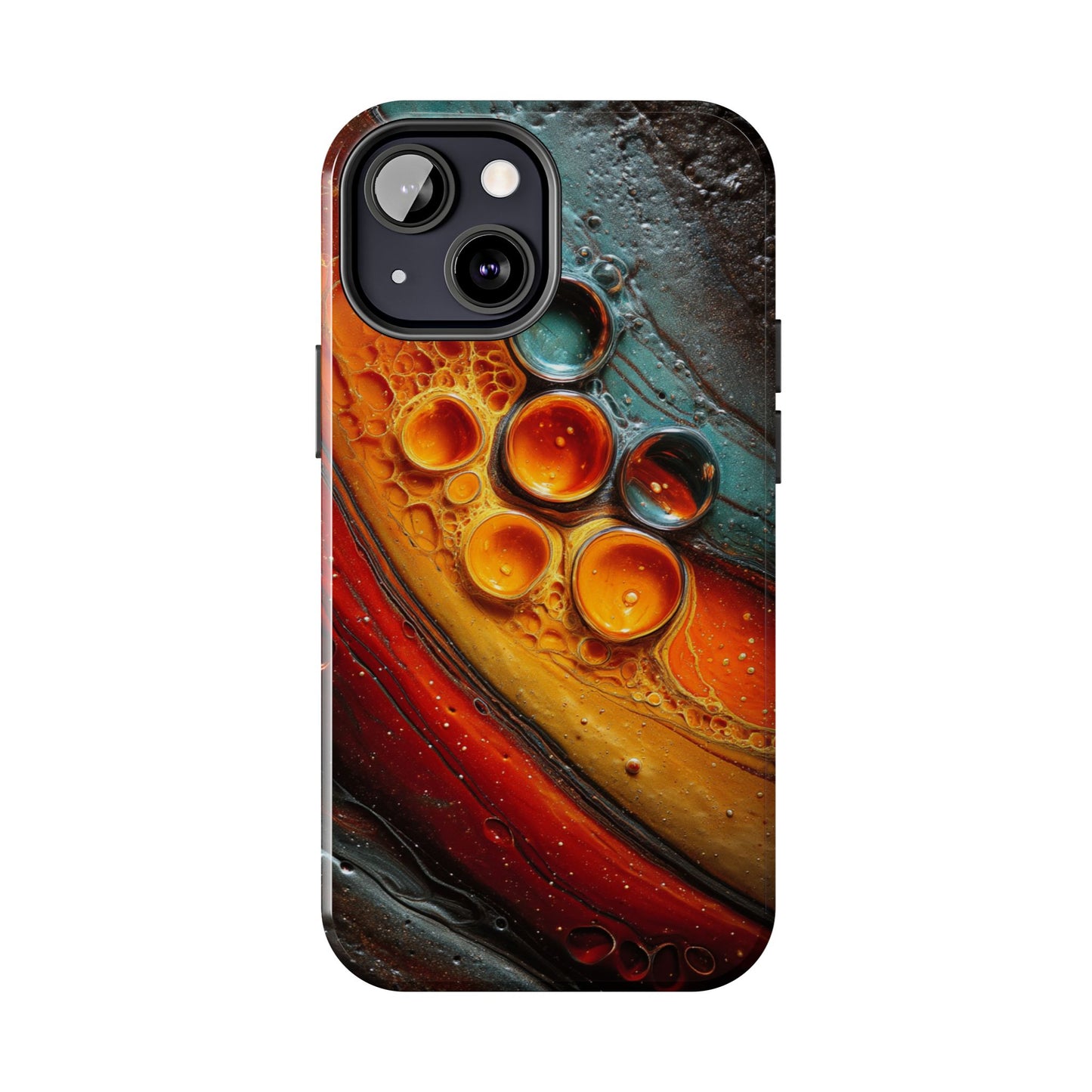 Artistic Tough Phone Case - Unique Abstract Design for Durable Protection