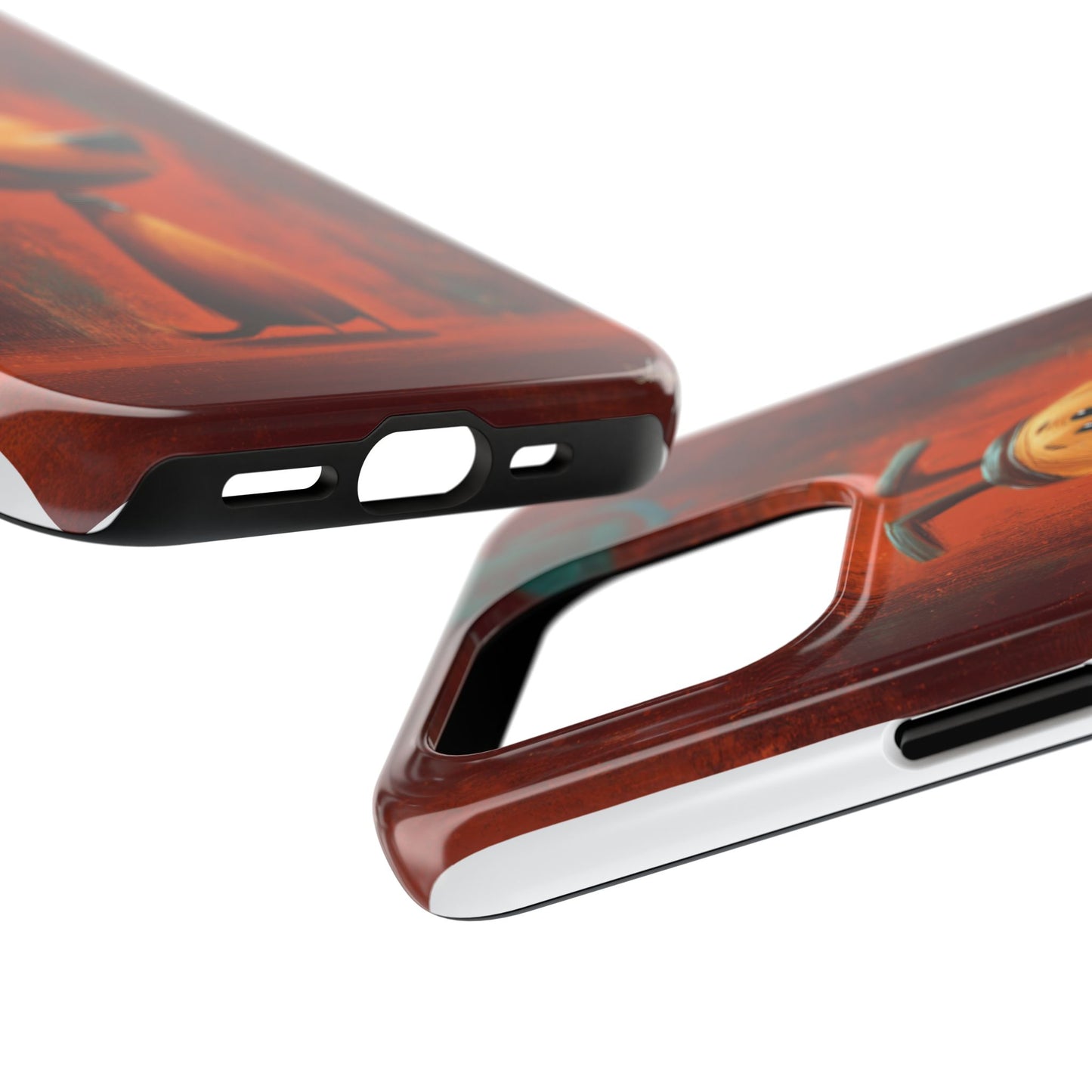Playful Dog Art Tough Phone Case - Perfect for Pet Lovers