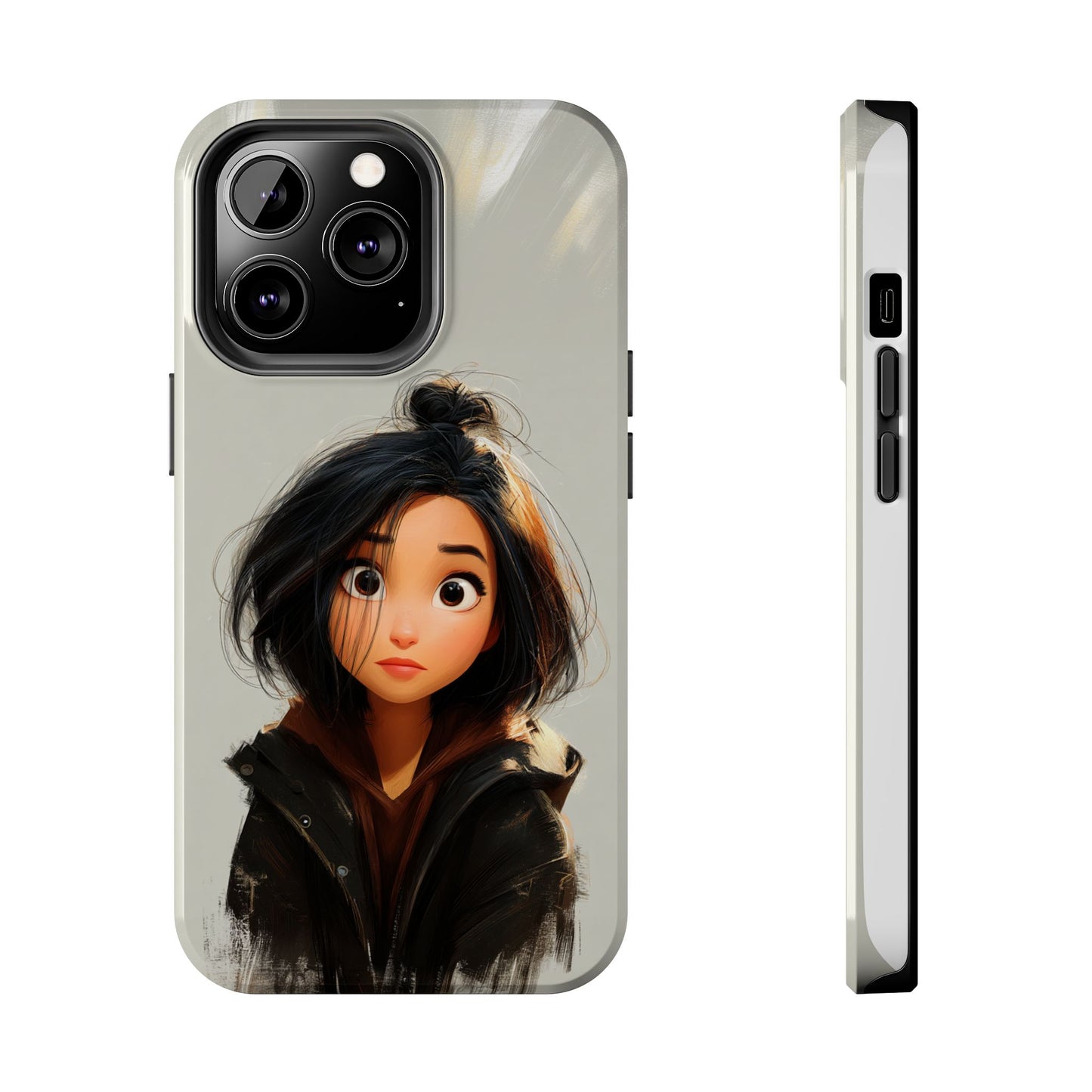 Artistic Tough Phone Case - Unique Design for Creative Souls
