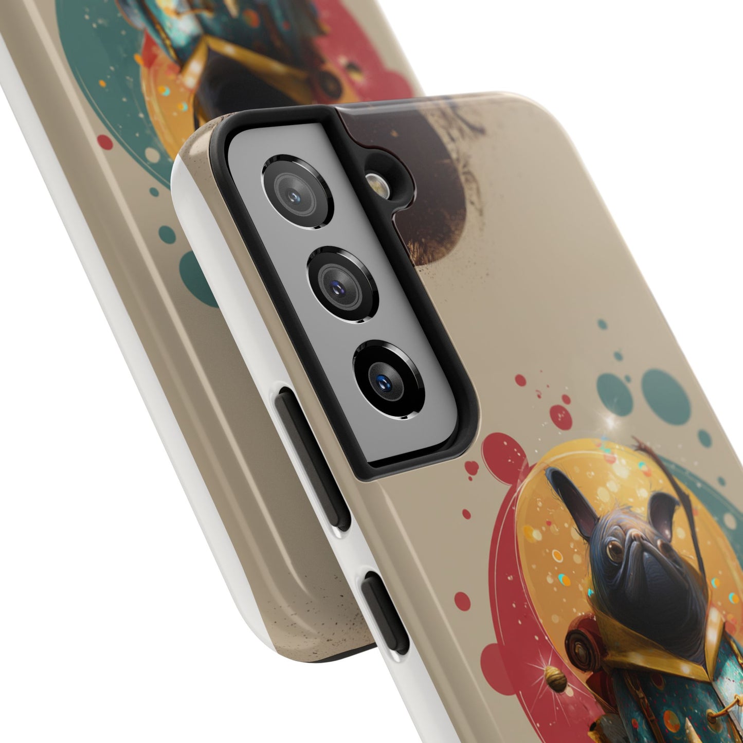 Whimsical Pet-Inspired Tough Phone Case - Perfect for Animal Lovers