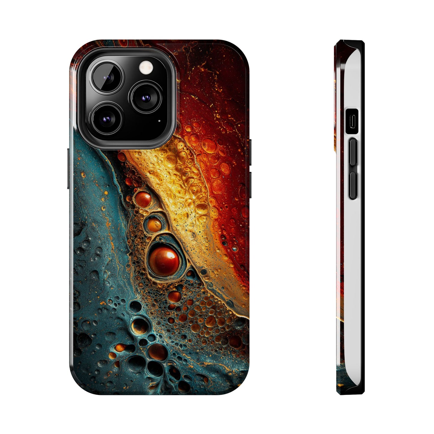 Abstract Colorful Tough Phone Case - Protective Cover with Unique Design