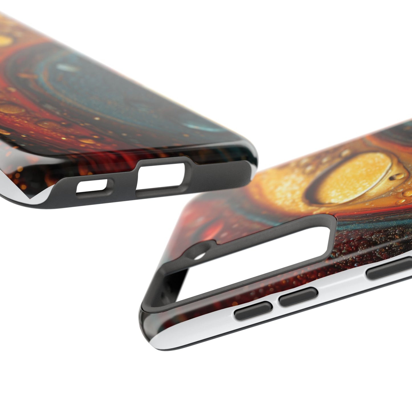 Vibrant Watercolor Tough Phone Case - Colorful Abstract Design