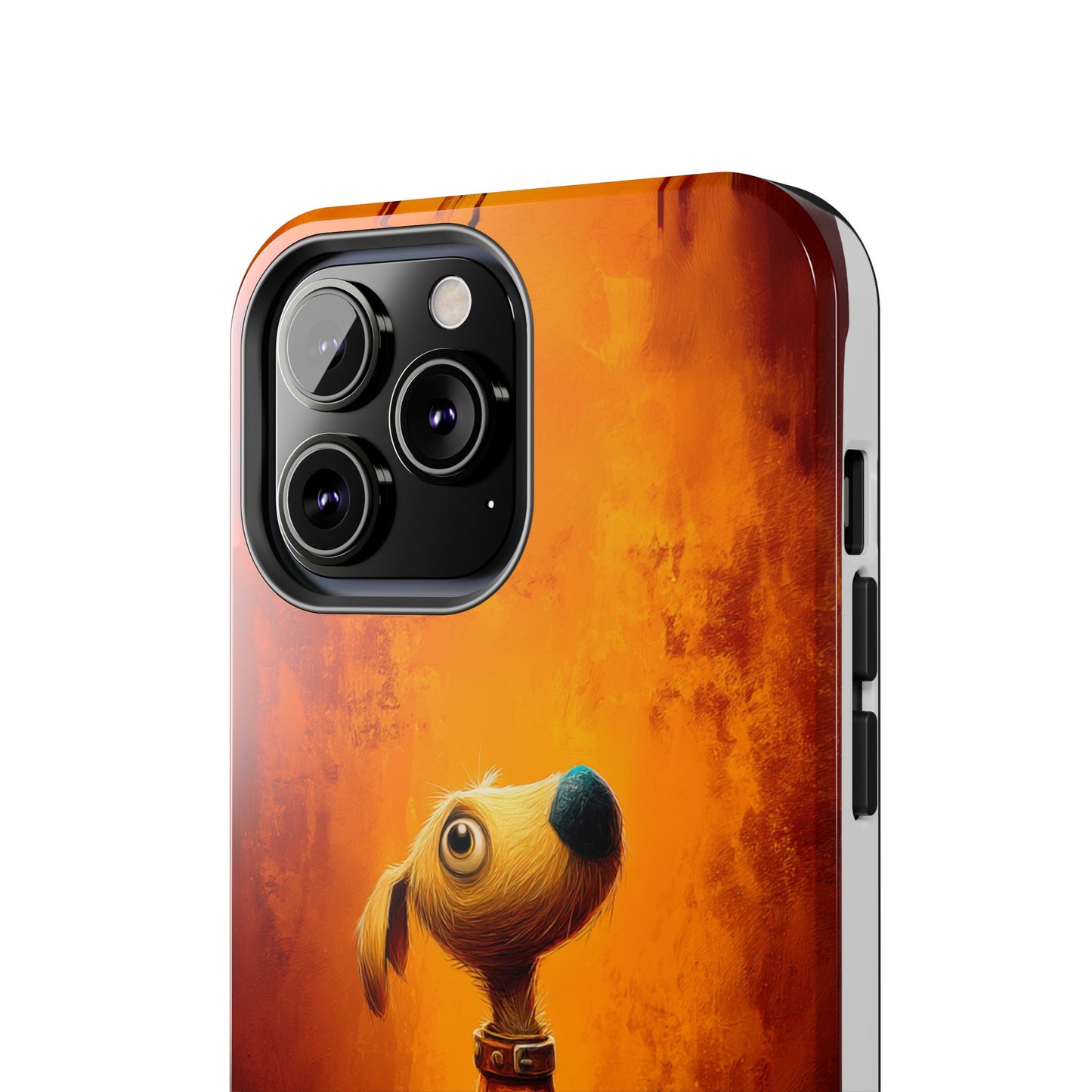 Whimsical Dog Art Tough Phone Case - Durable & Stylish Pet Lover Accessory