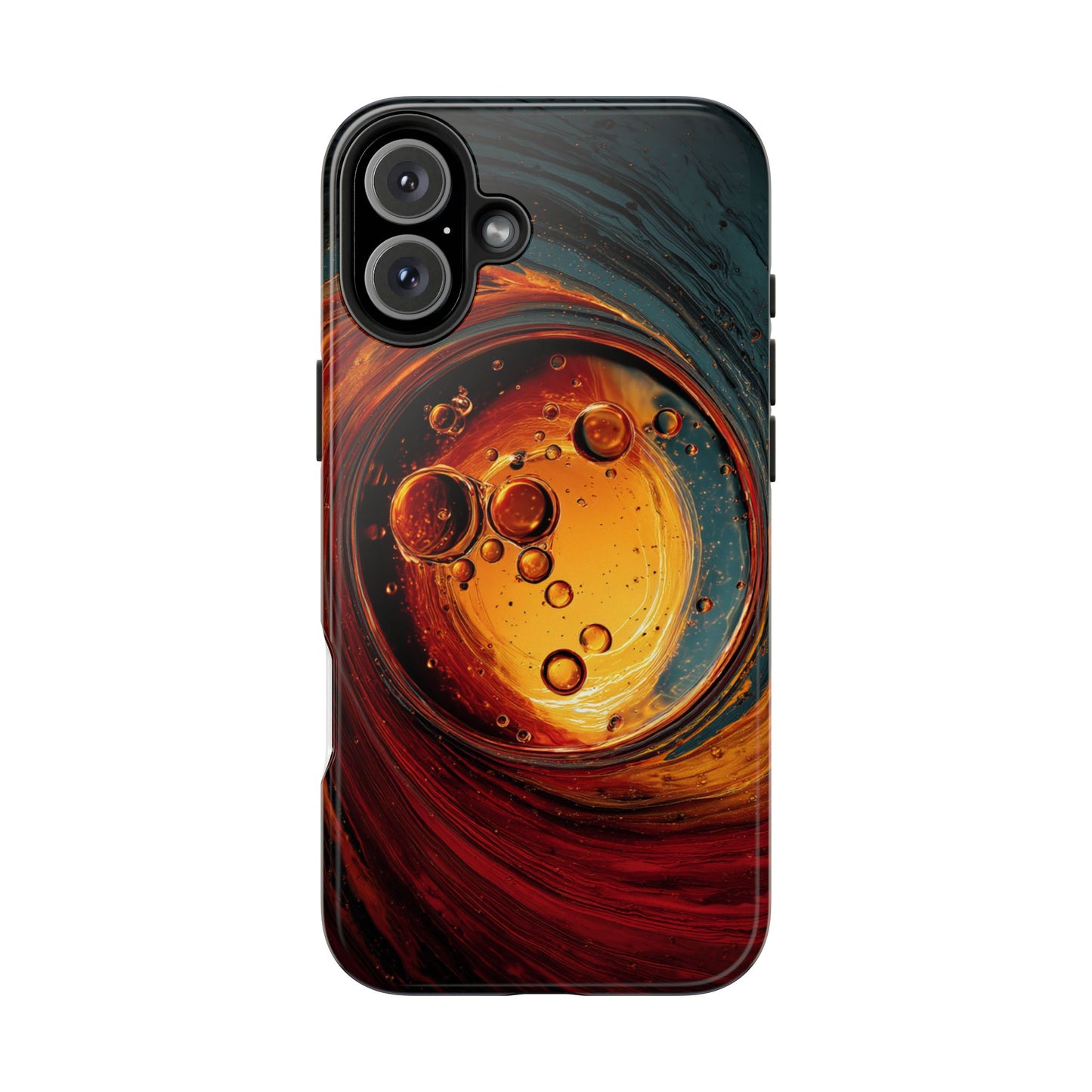 Vibrant Abstract Phone Case with Bubble Design - Tough & Stylish