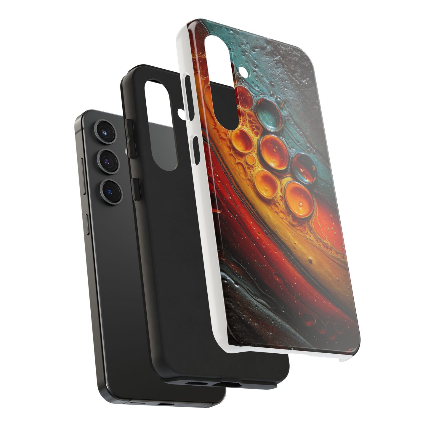 Artistic Tough Phone Case - Unique Abstract Design for Durable Protection
