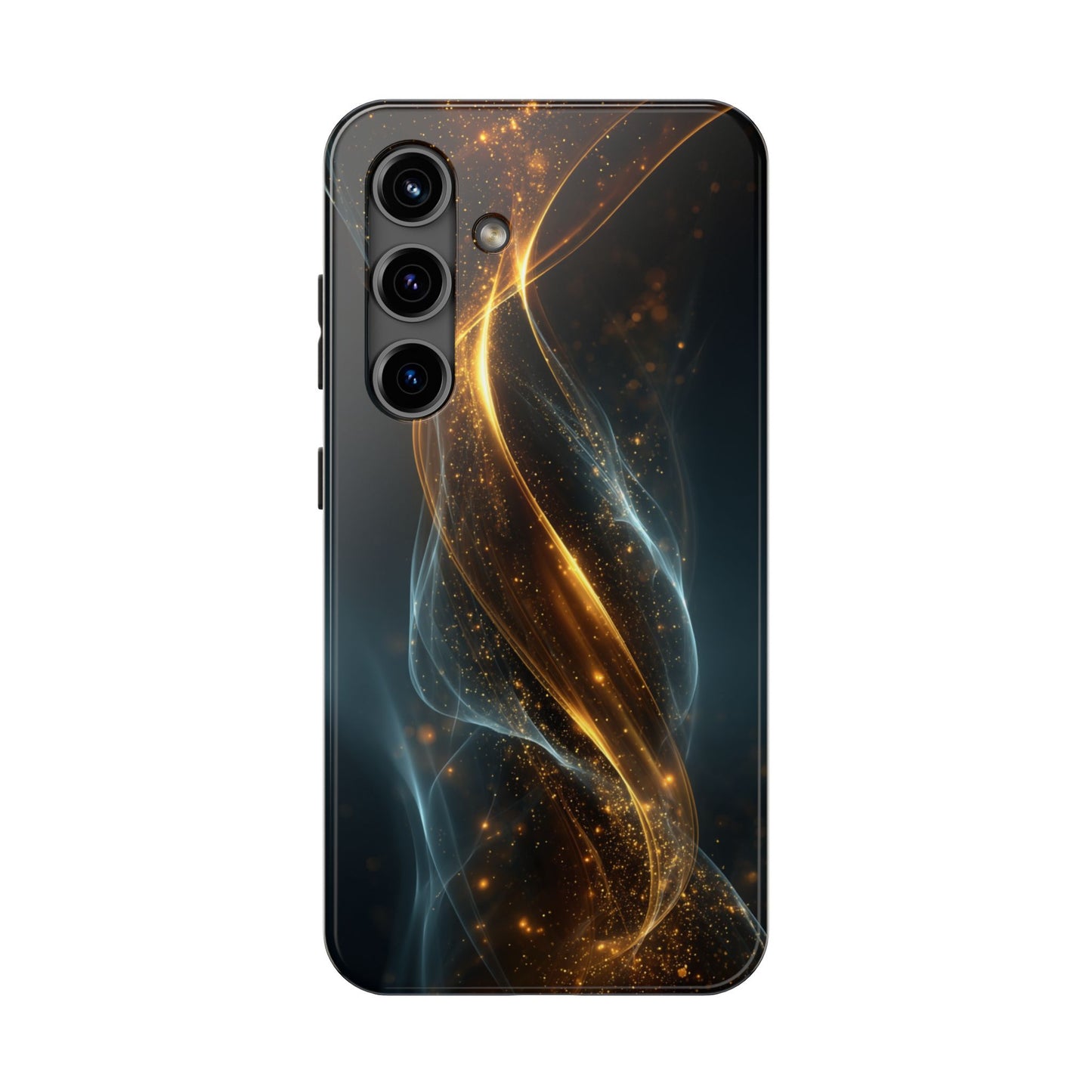 Stylish Tough Phone Case with Elegant Swirl Design
