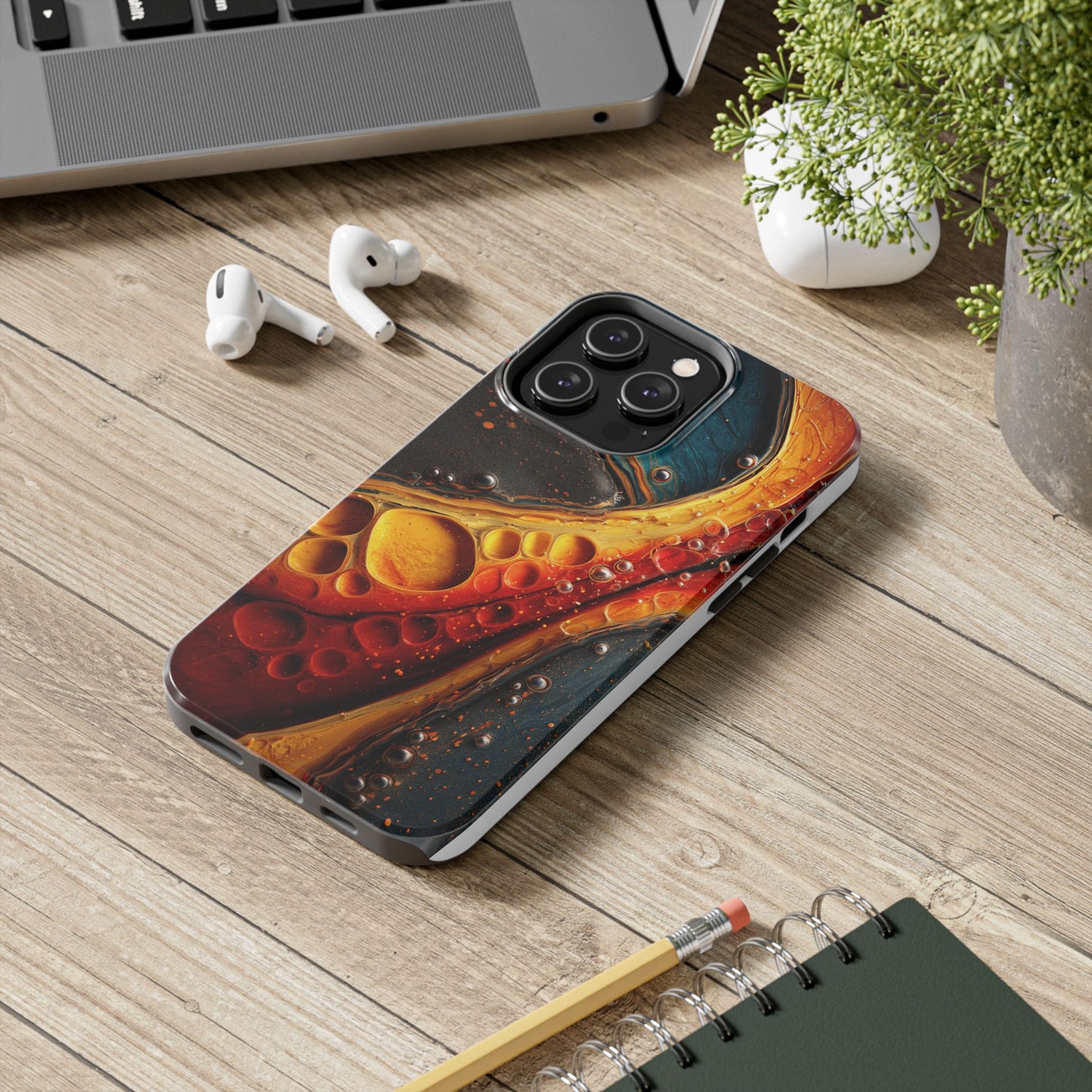 Vibrant Abstract Tough Phone Case - Protect Your Phone with Style