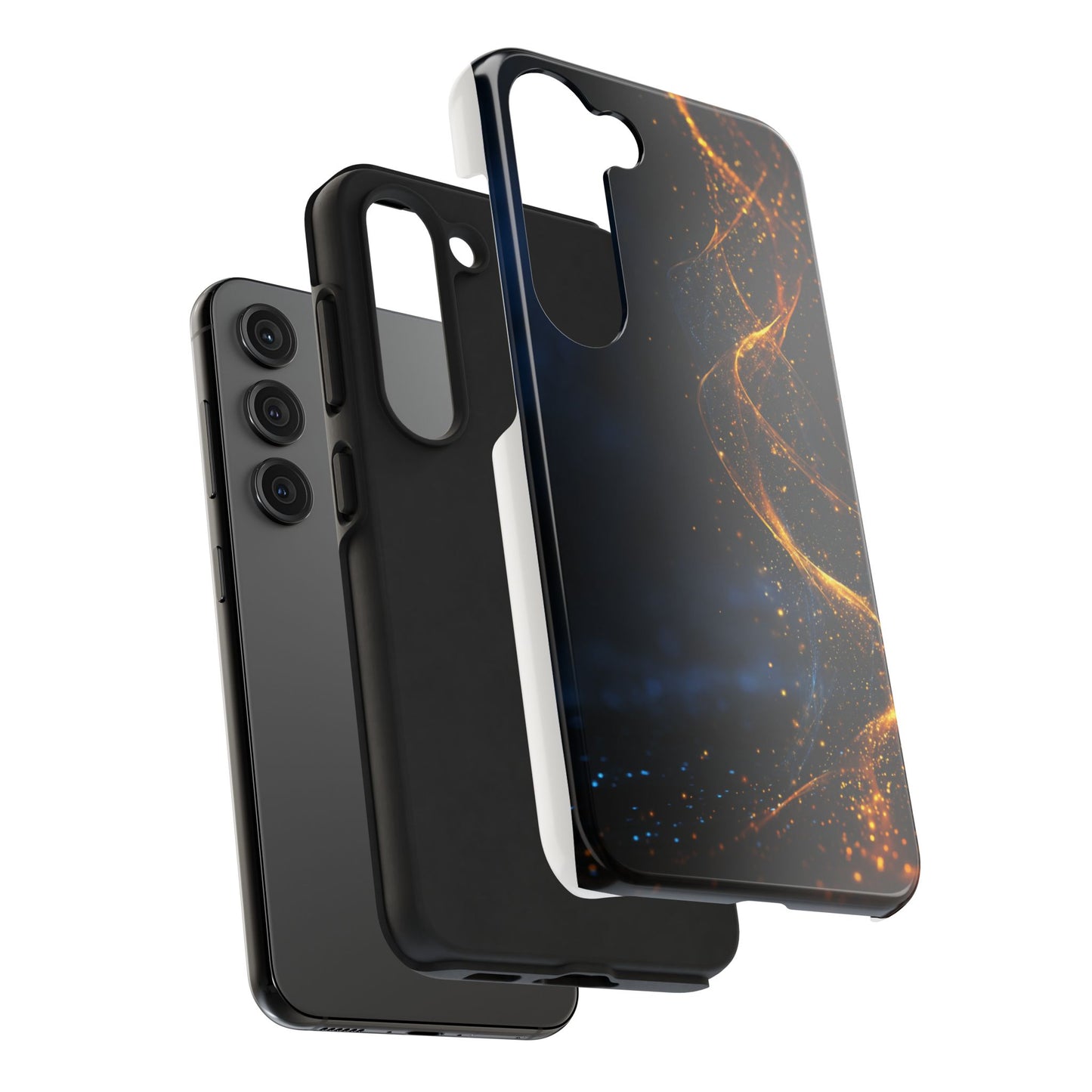 Galaxy Sparkle Tough Phone Case - Durable Protection with Elegant Design