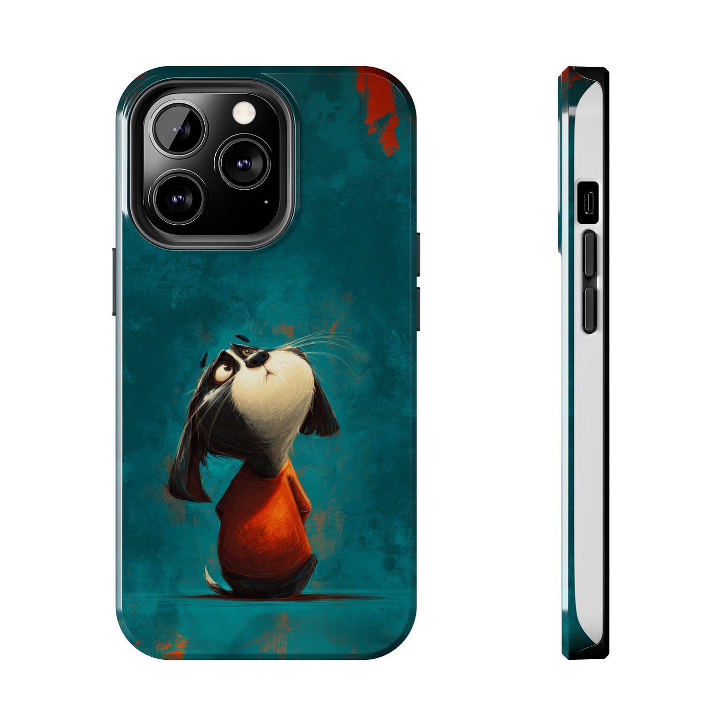 Whimsical Dog Tough Phone Case - Perfect for Pet Lovers!