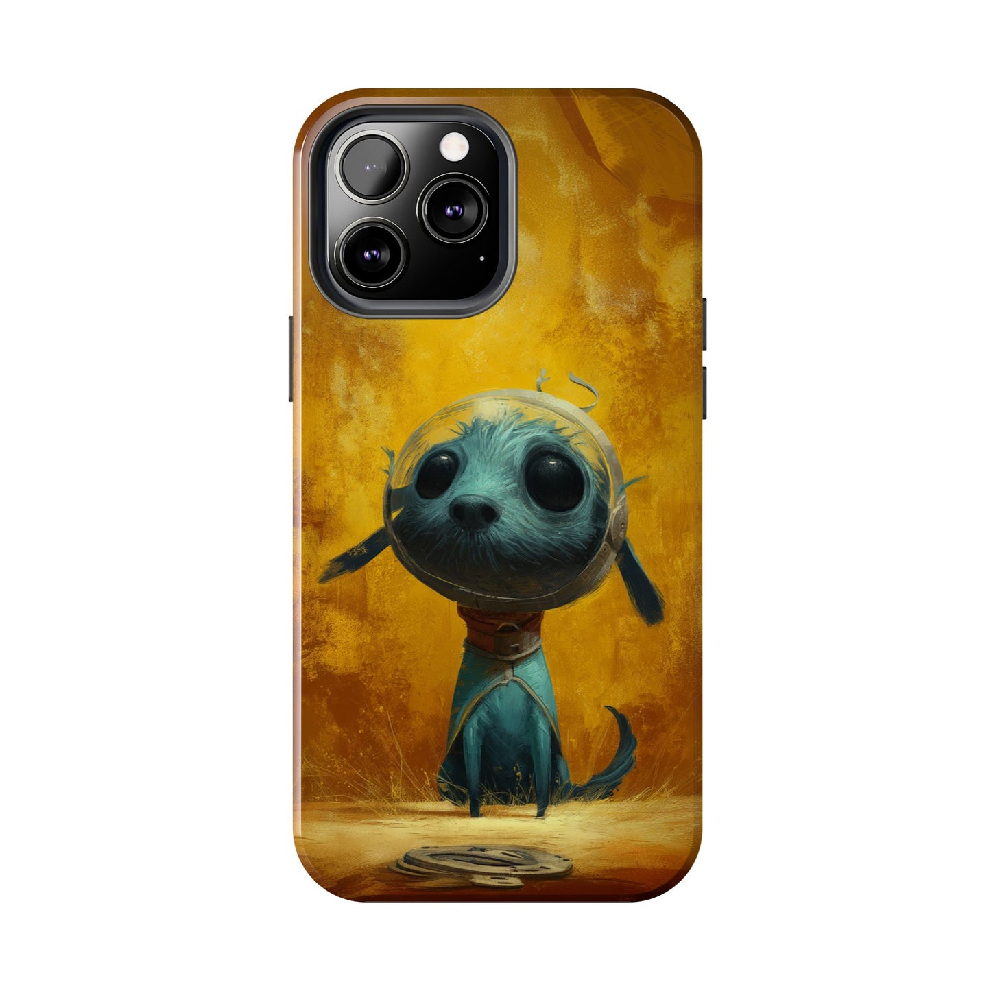 Cute Dog Art Tough Phone Case - Stylish & Protective