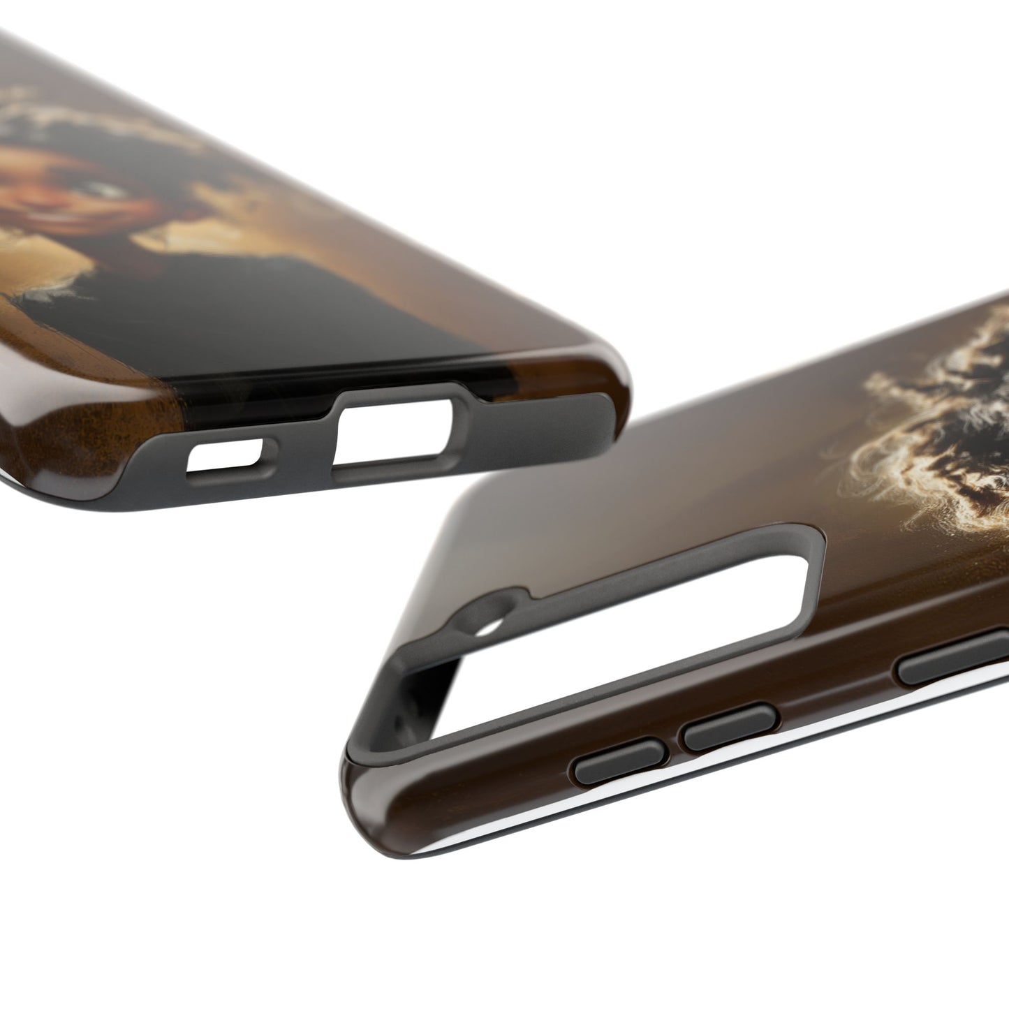 Whimsical Tough Phone Case with Playful Character Design