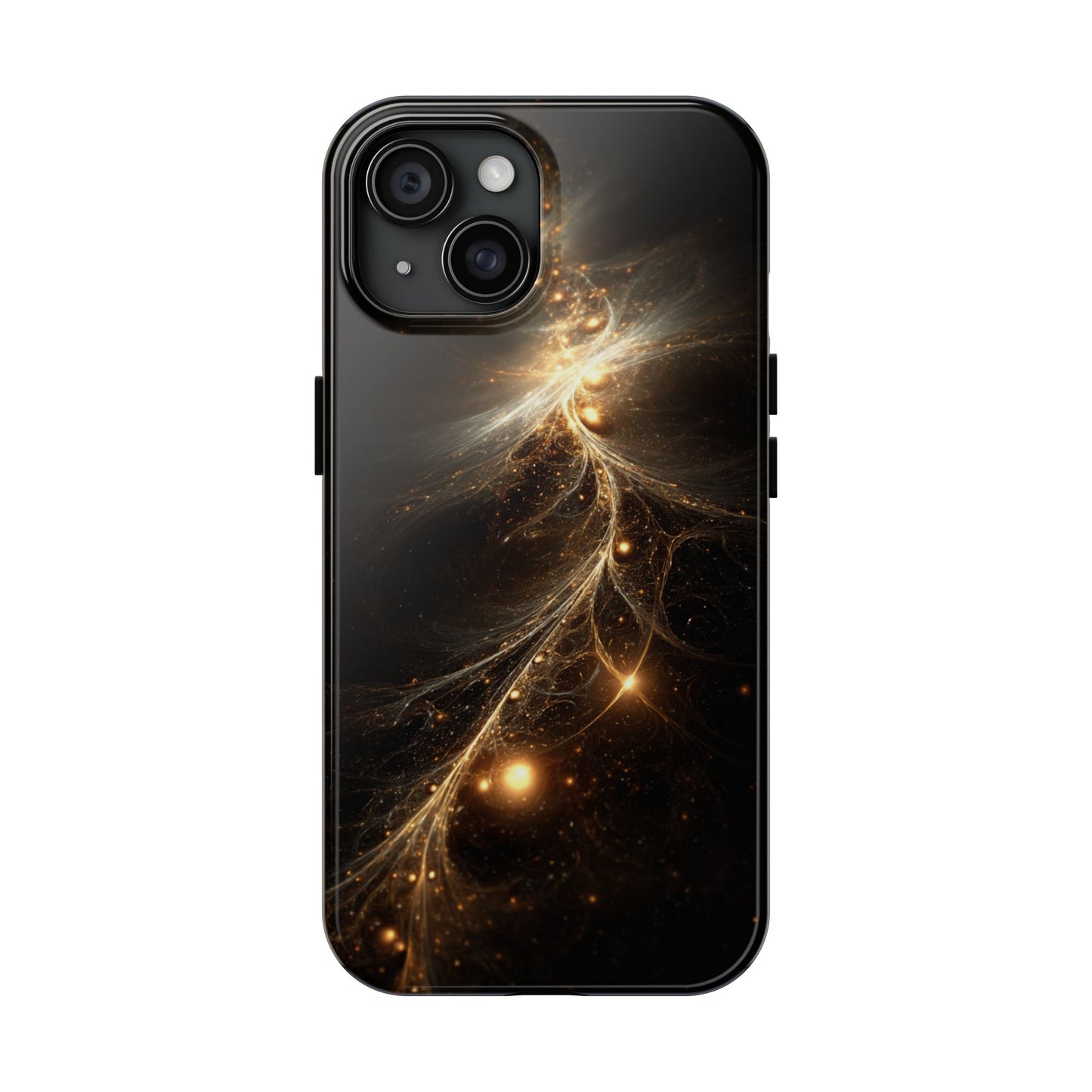 Cosmic Glow Tough Phone Case - Galaxy Design for Sci-Fi Lovers