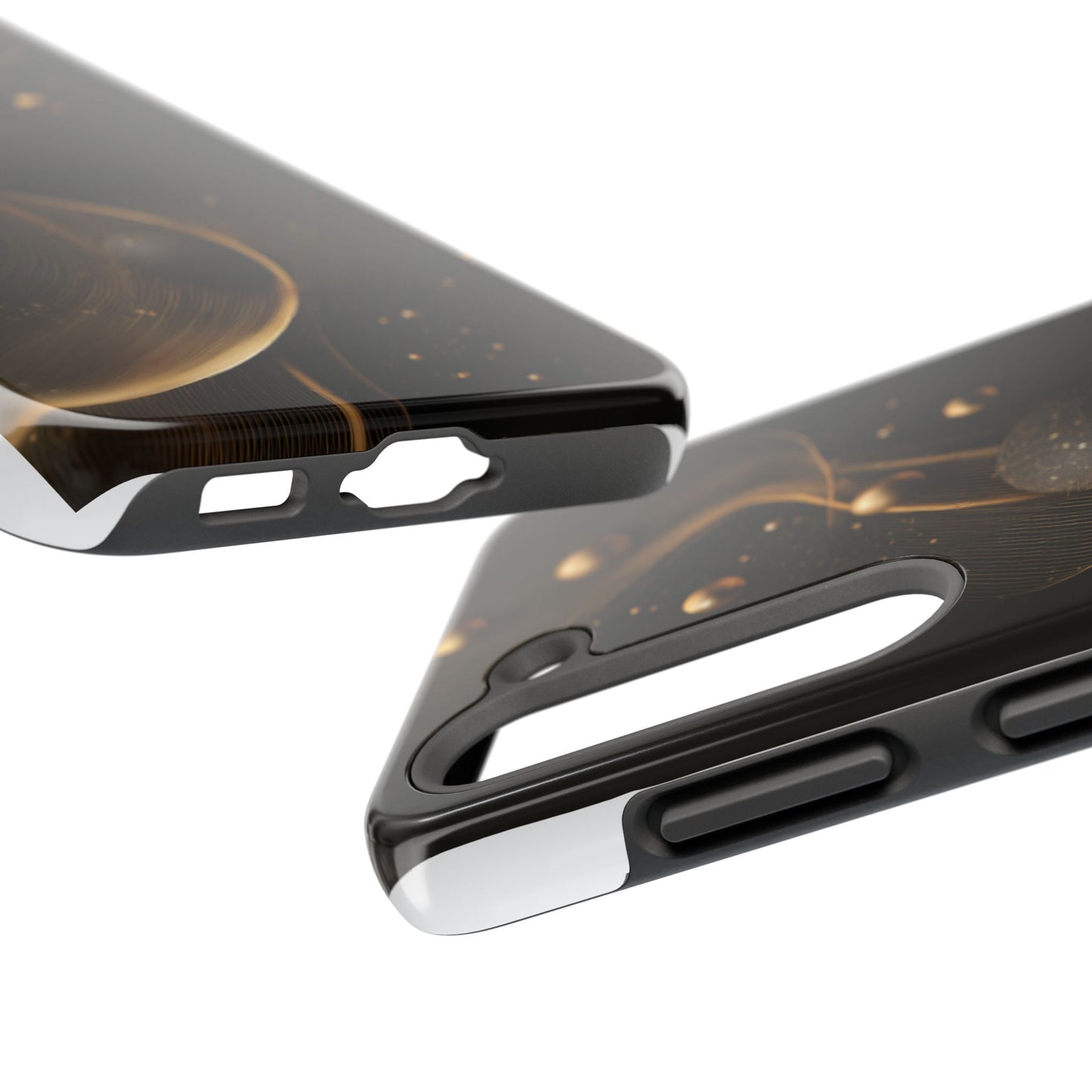Elegant Abstract Galaxy Tough Phone Case - Perfect for Cosmic Art Lovers