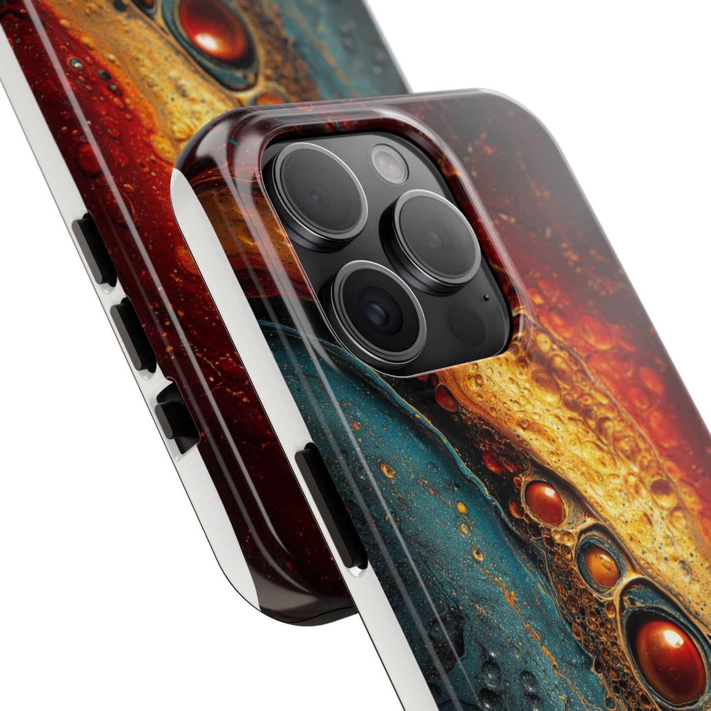 Abstract Colorful Tough Phone Case - Protective Cover with Unique Design