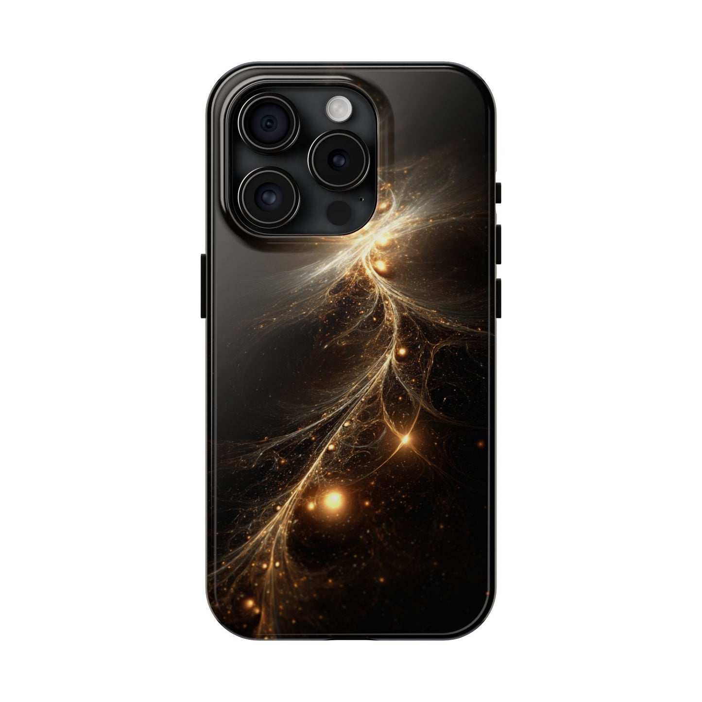 Cosmic Glow Tough Phone Case - Galaxy Design for Sci-Fi Lovers