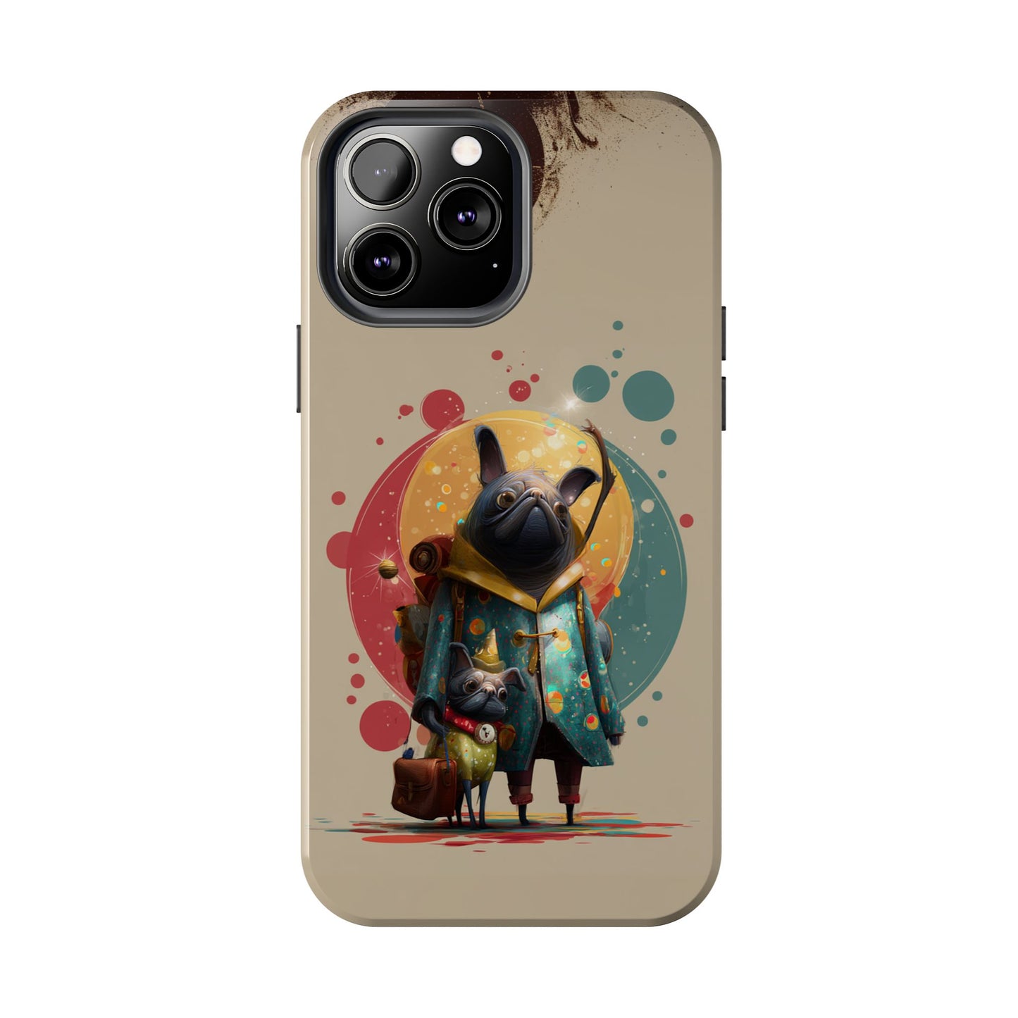 Whimsical Pet-Inspired Tough Phone Case - Perfect for Animal Lovers