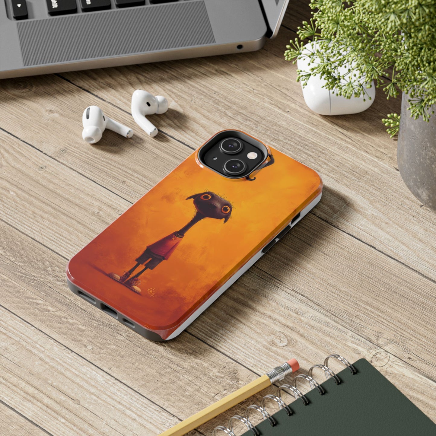 Whimsical Tough Phone Cases - Unique, Durable Design for Creative Minds