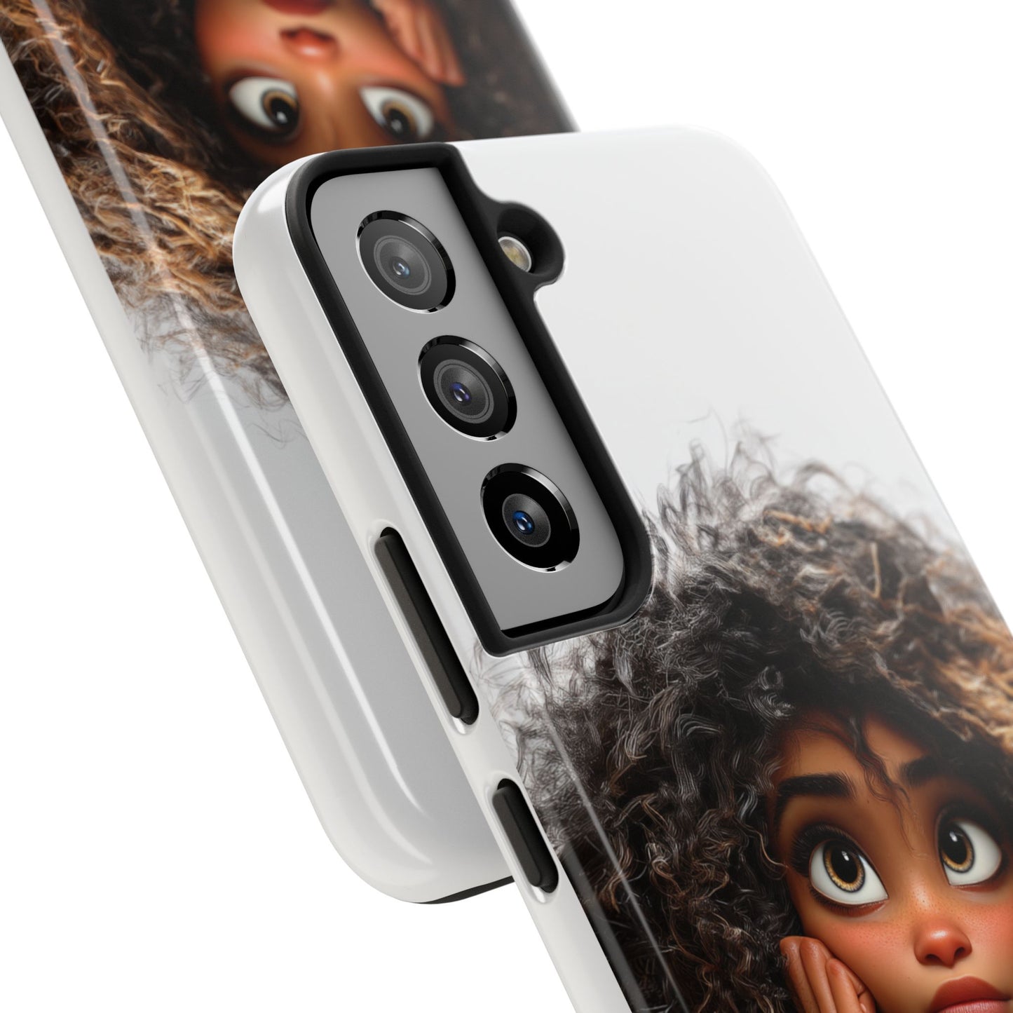 Whimsical Tough Phone Case – Playful Character Design for Teens & Creatives