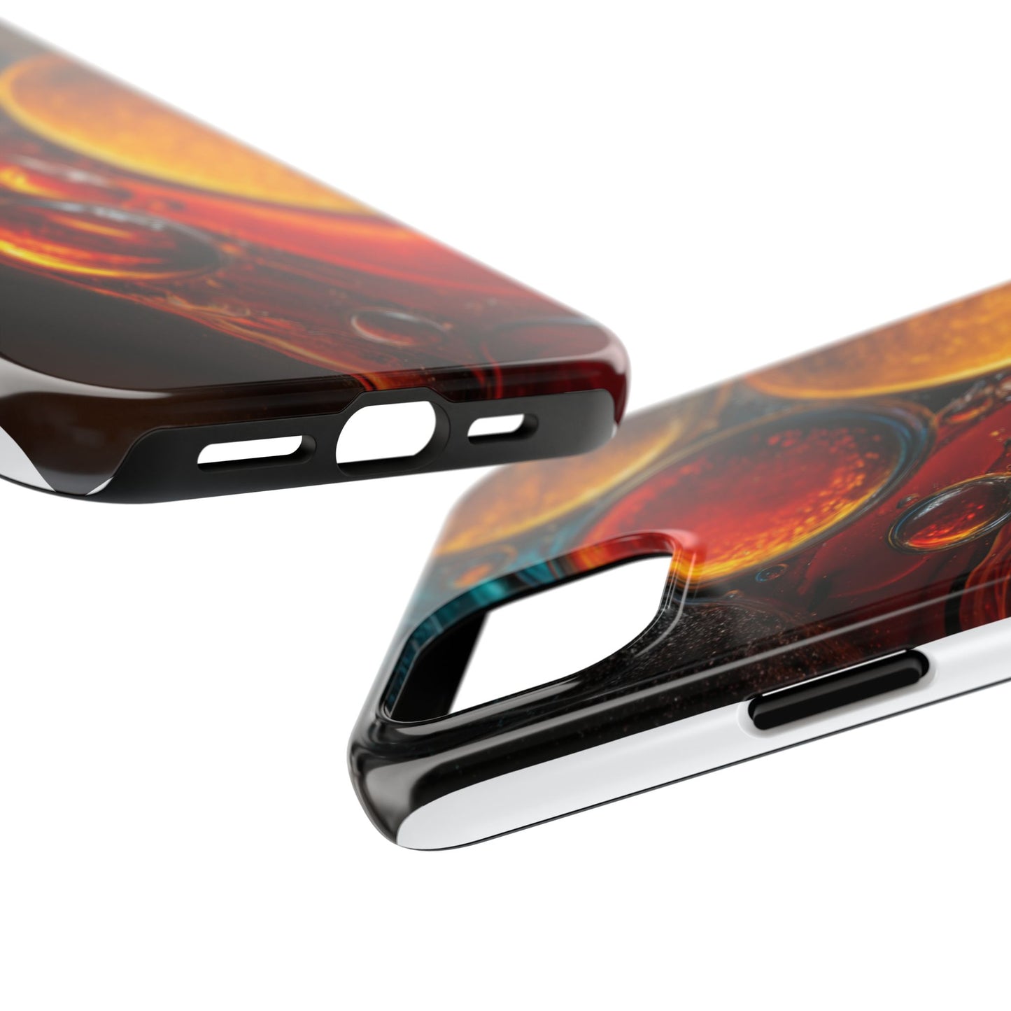 Vibrant Abstract Tough Phone Case - Protective Cover with Colorful Design