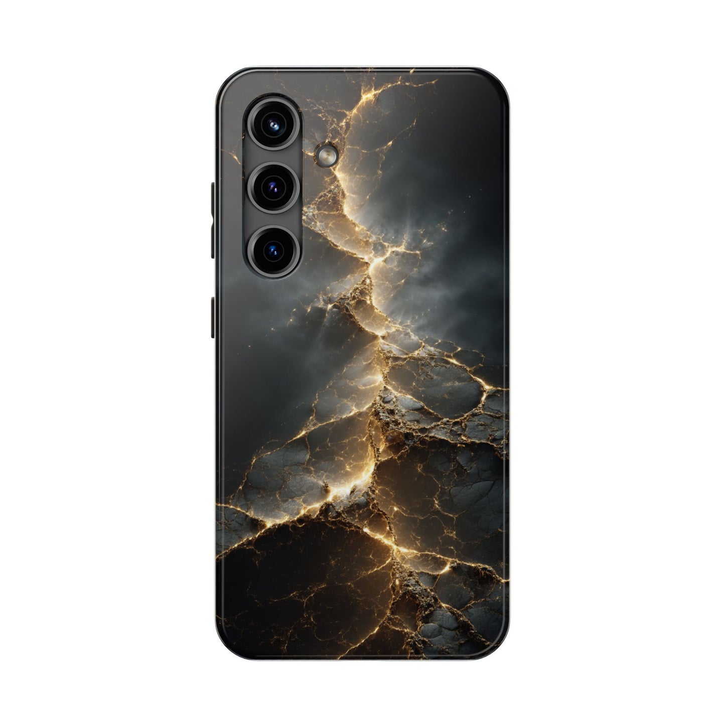 Majestic Marble Phone Case - Tough Protective Cover with Gold Veins