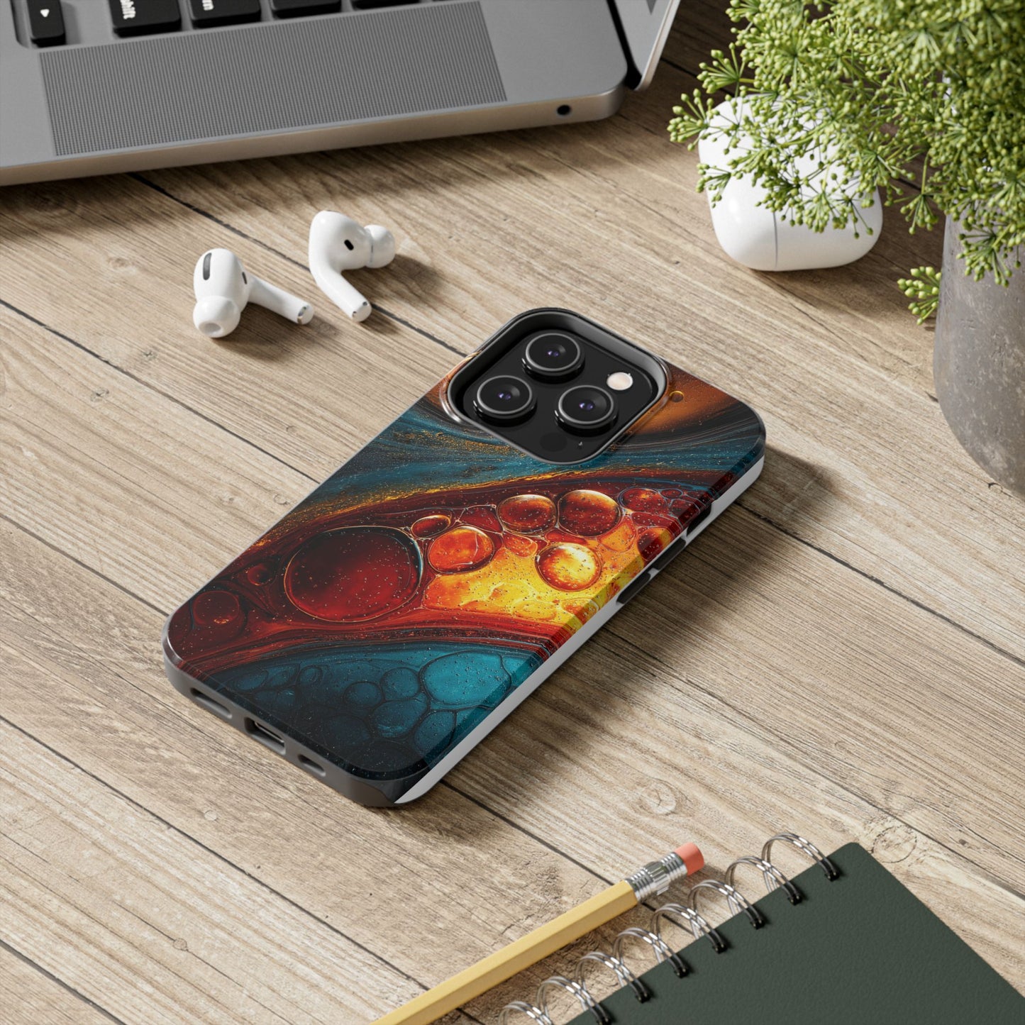 Vibrant Abstract Phone Case - Tough Protective Case for Style & Durability