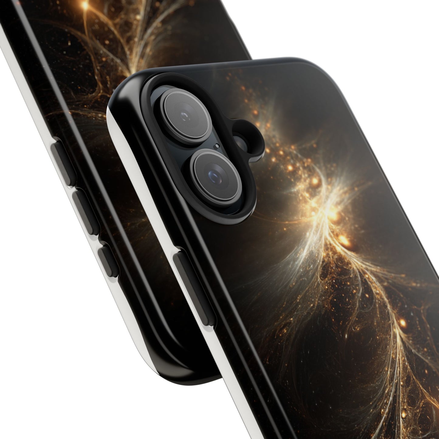 Cosmic Glow Tough Phone Case - Galaxy Design for Sci-Fi Lovers