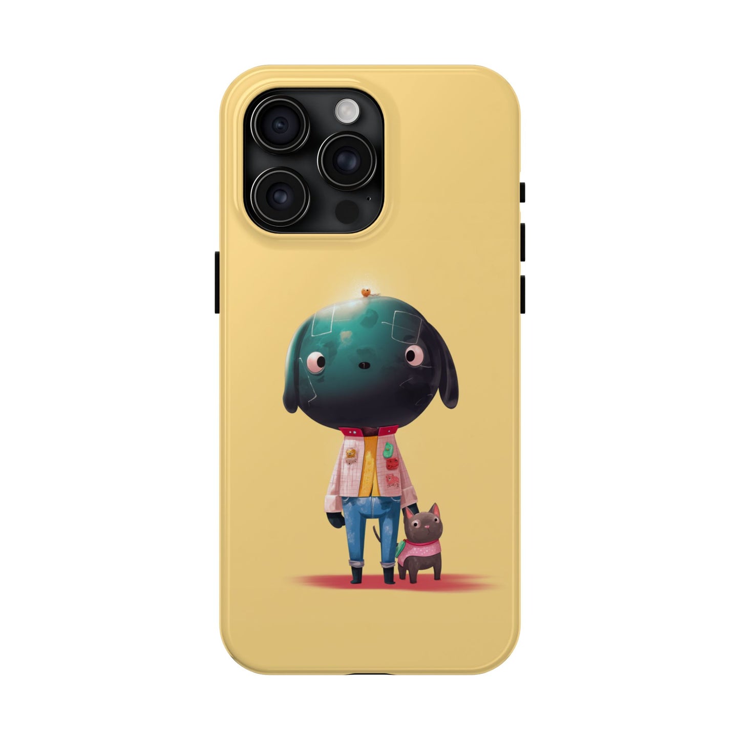 Cute Dog-Themed Tough Phone Cases for Pet Lovers - Durable Protection & Whimsical Design
