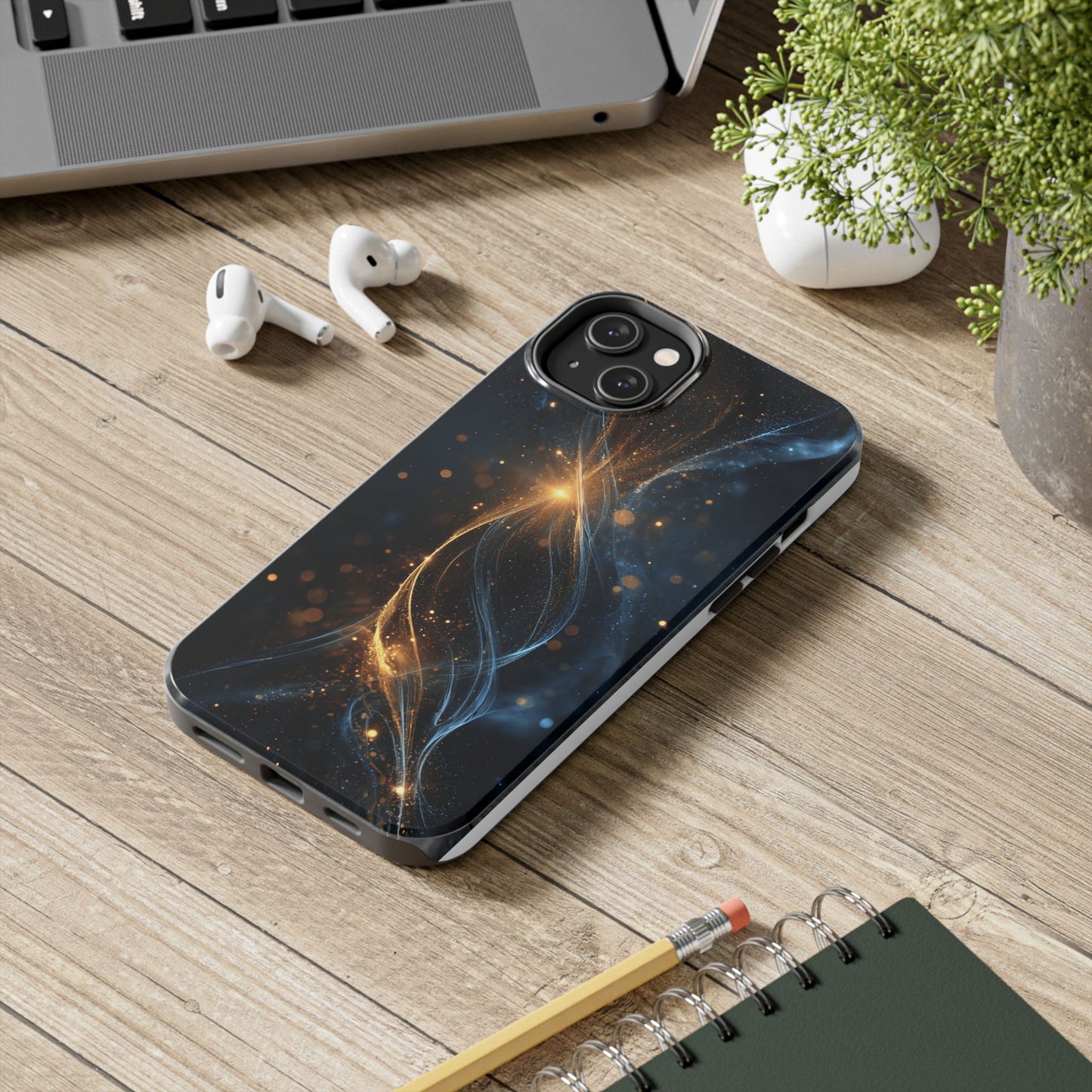 Cosmic Swirl Tough Phone Case - Protective Cover for Stylish Tech Lovers