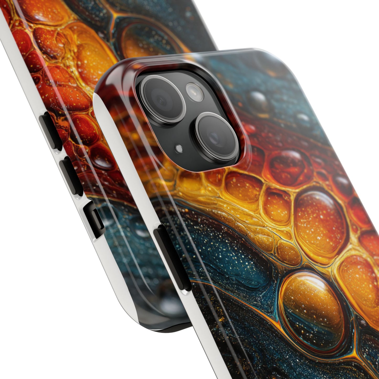 Abstract Art Tough Phone Case - Colorful Design for Stylish Protection