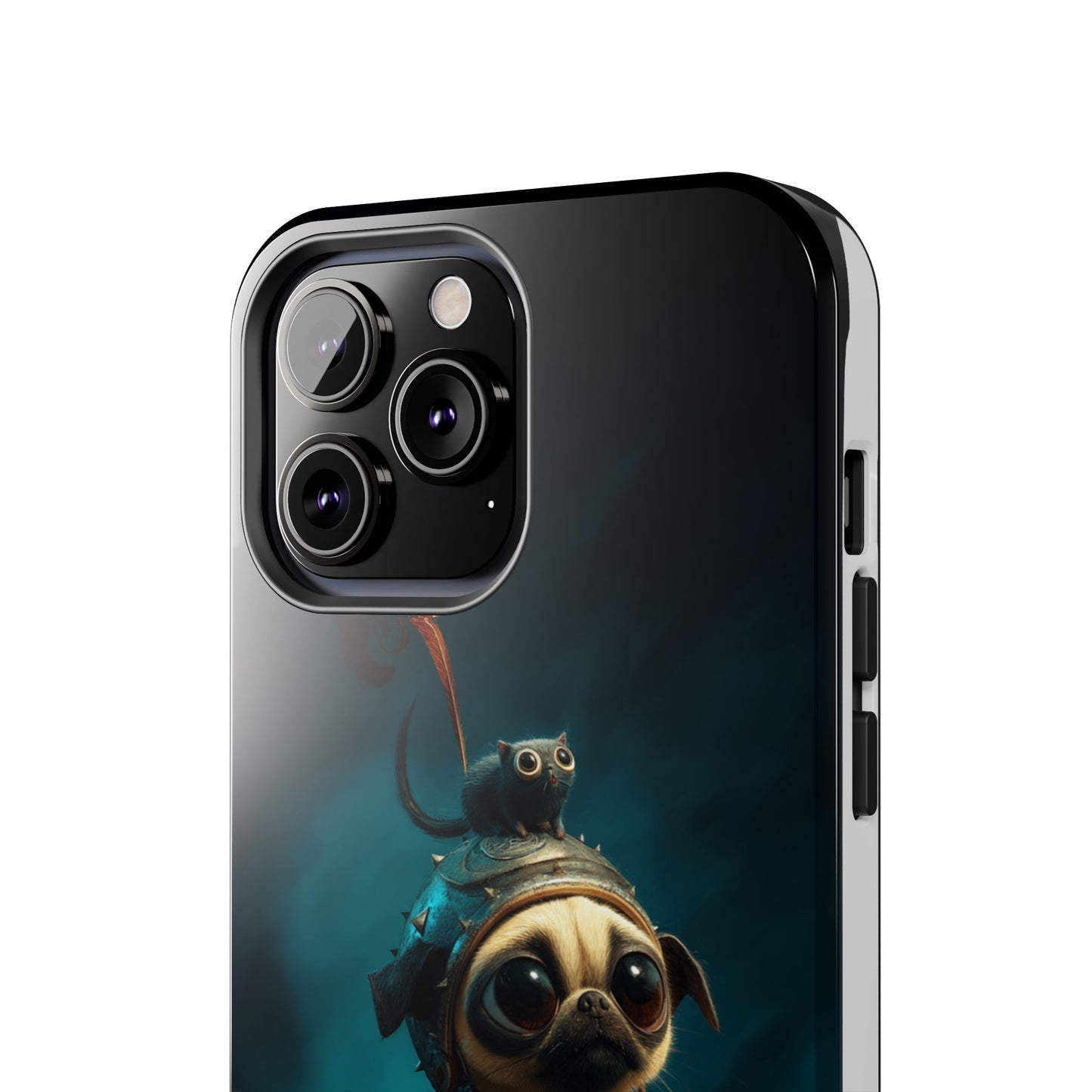 Cute Pug Adventure Tough Phone Case - Durable Protection for Pet Lovers