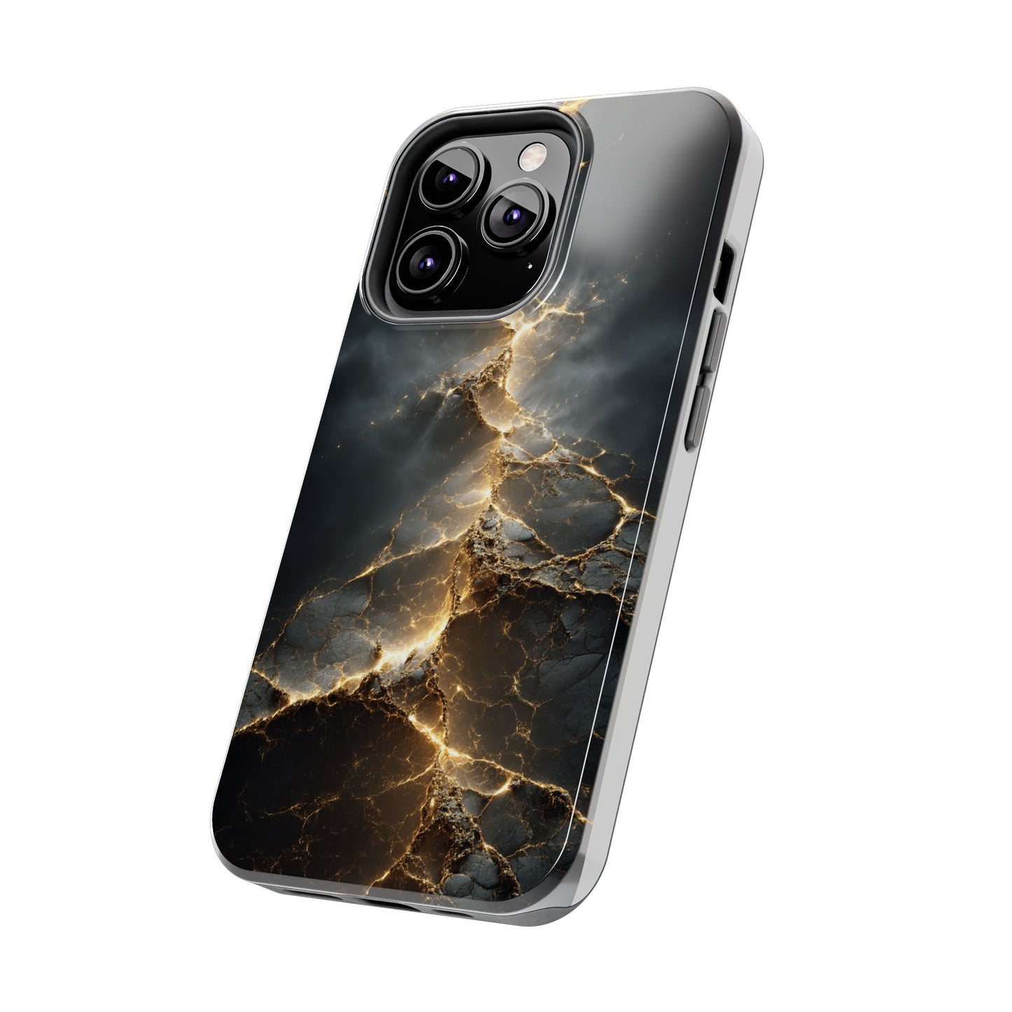 Majestic Marble Phone Case - Tough Protective Cover with Gold Veins