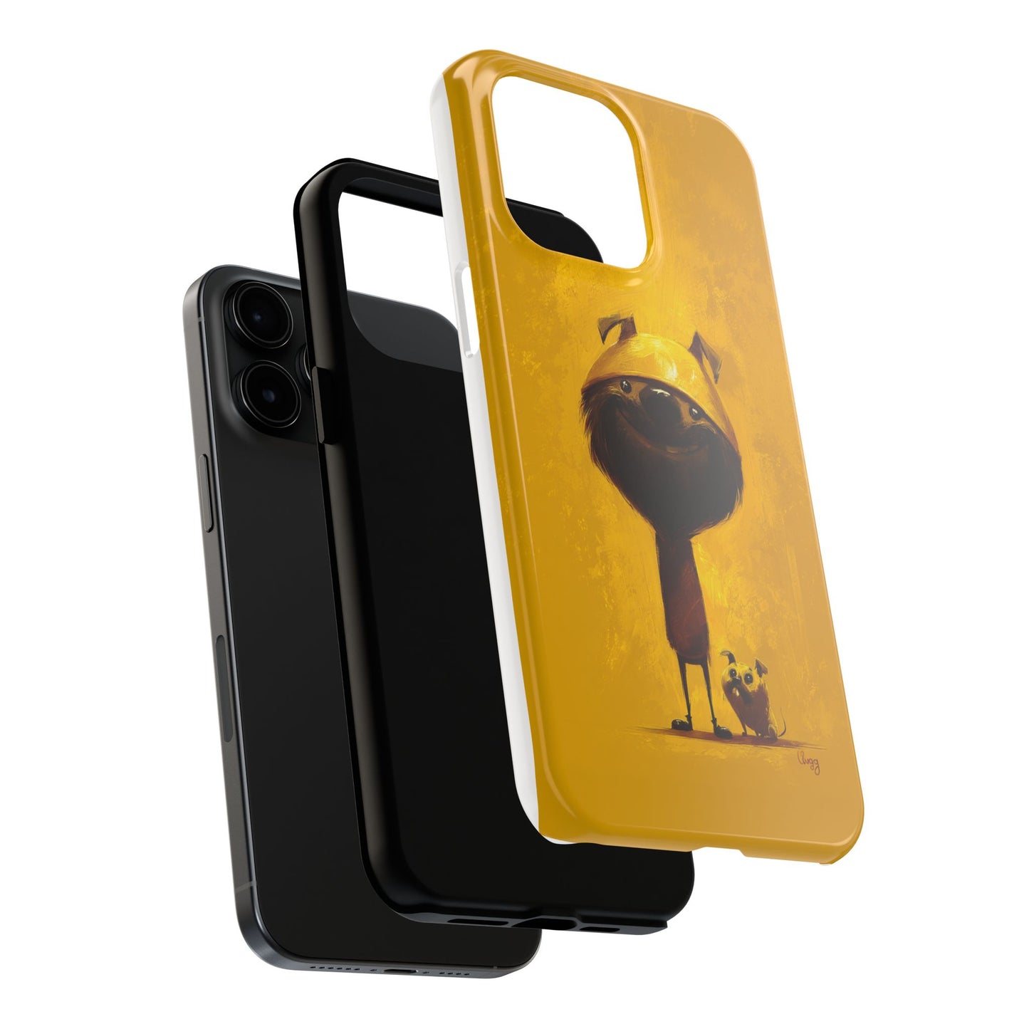 Cute Dog-Themed Tough Phone Cases - Durable Protection & Fun Design