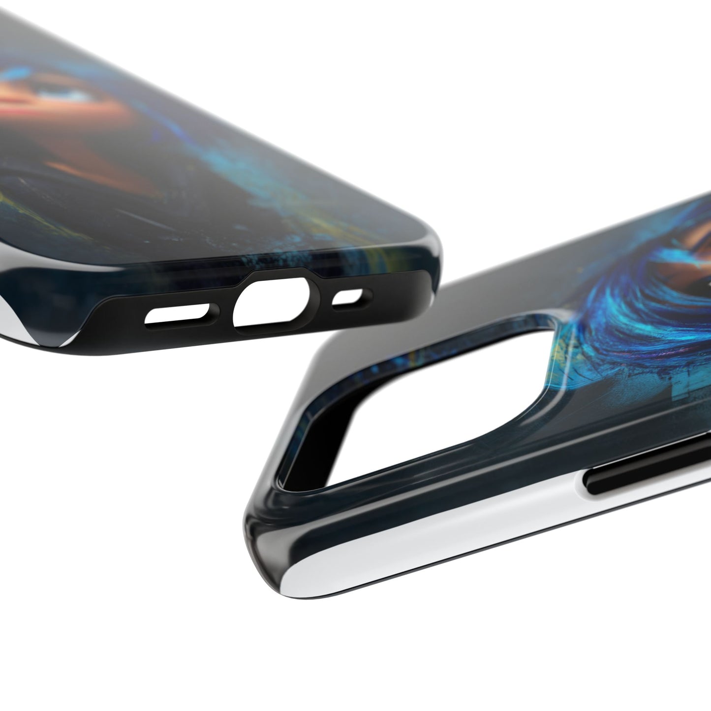 Unique Artsy Tough Phone Case – Emotional Abstract Design for Creative Souls