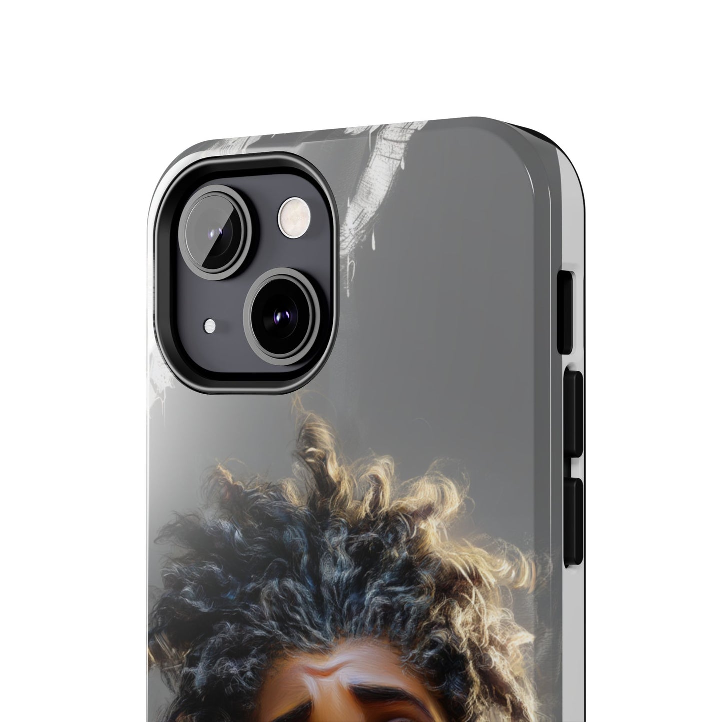 Whimsical Tough Phone Case - Artistic Design for Kids and Tweens