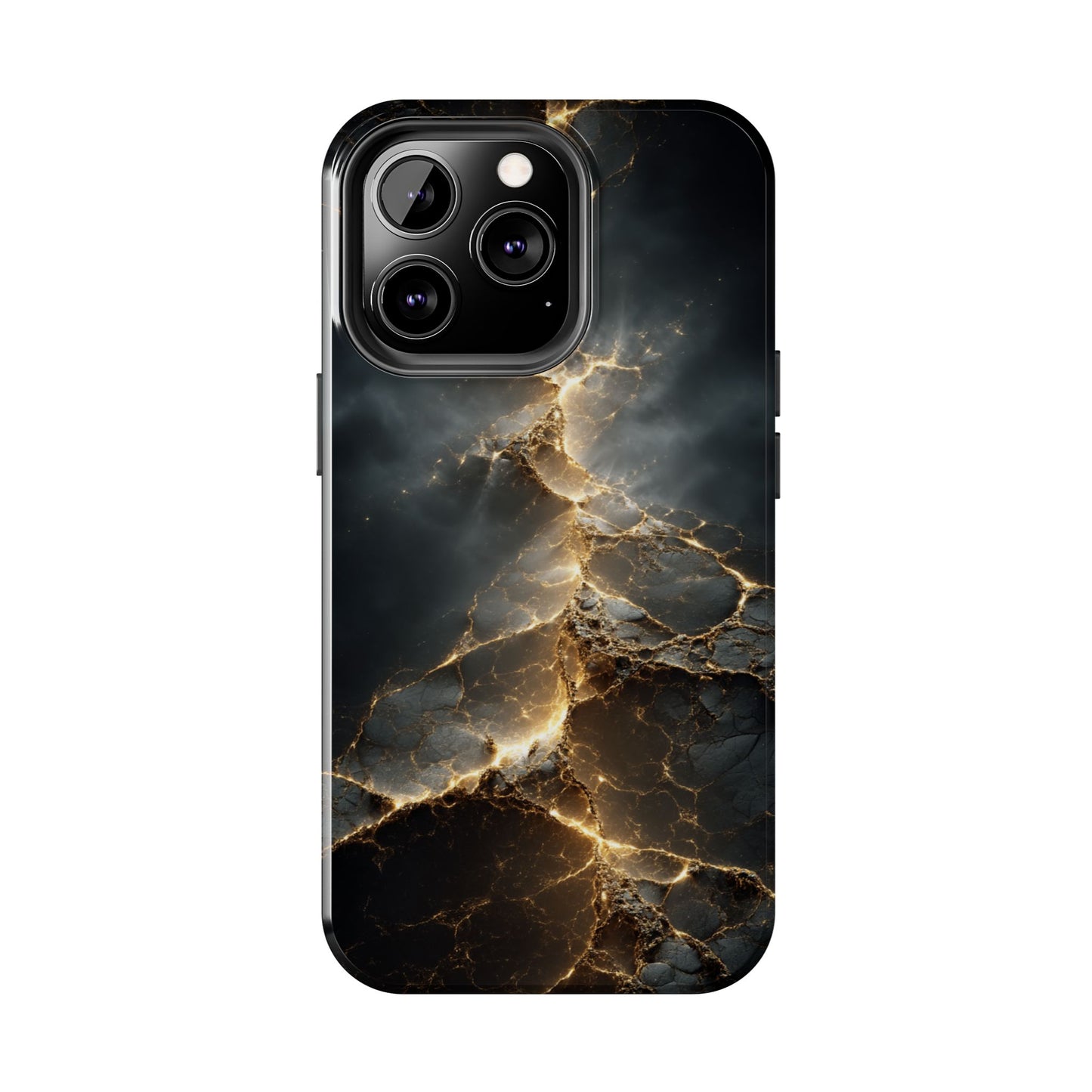 Majestic Marble Phone Case - Tough Protective Cover with Gold Veins